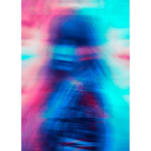 ❤ Komar Poster »Neon Girl«, Porträts, (1 St.), Kinderzimmer, Schlafzimmer,  Wohnzimmer kaufen im Jelmoli-Online Shop