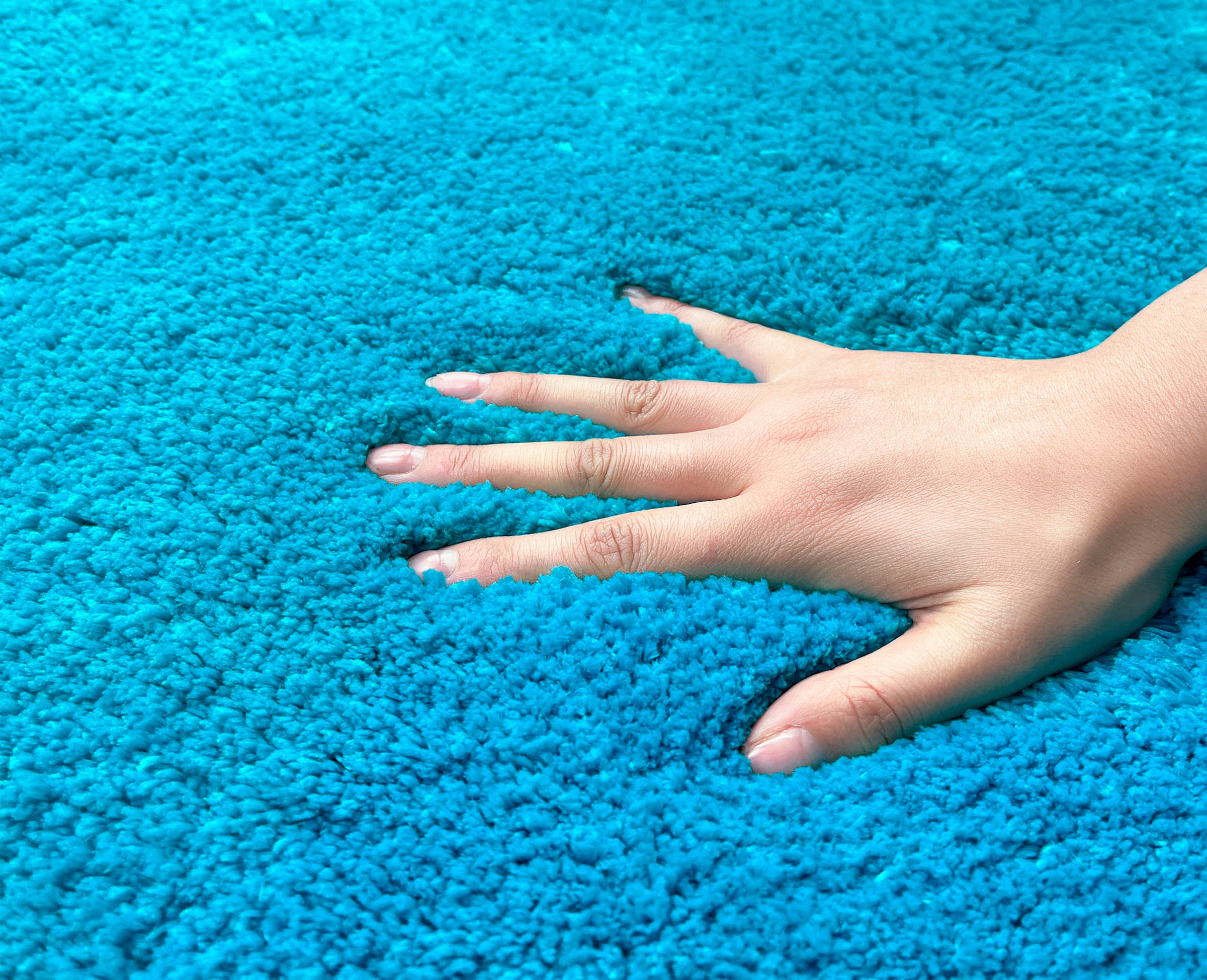 my home Badematte »Madrid«, rutschhemmend beschichtet, fussbodenheizungsgeeignet-schnell trocknend-strapazierfähig, weiche Haptik, Badteppich, Badematten auch als 3 teiliges Set & rund