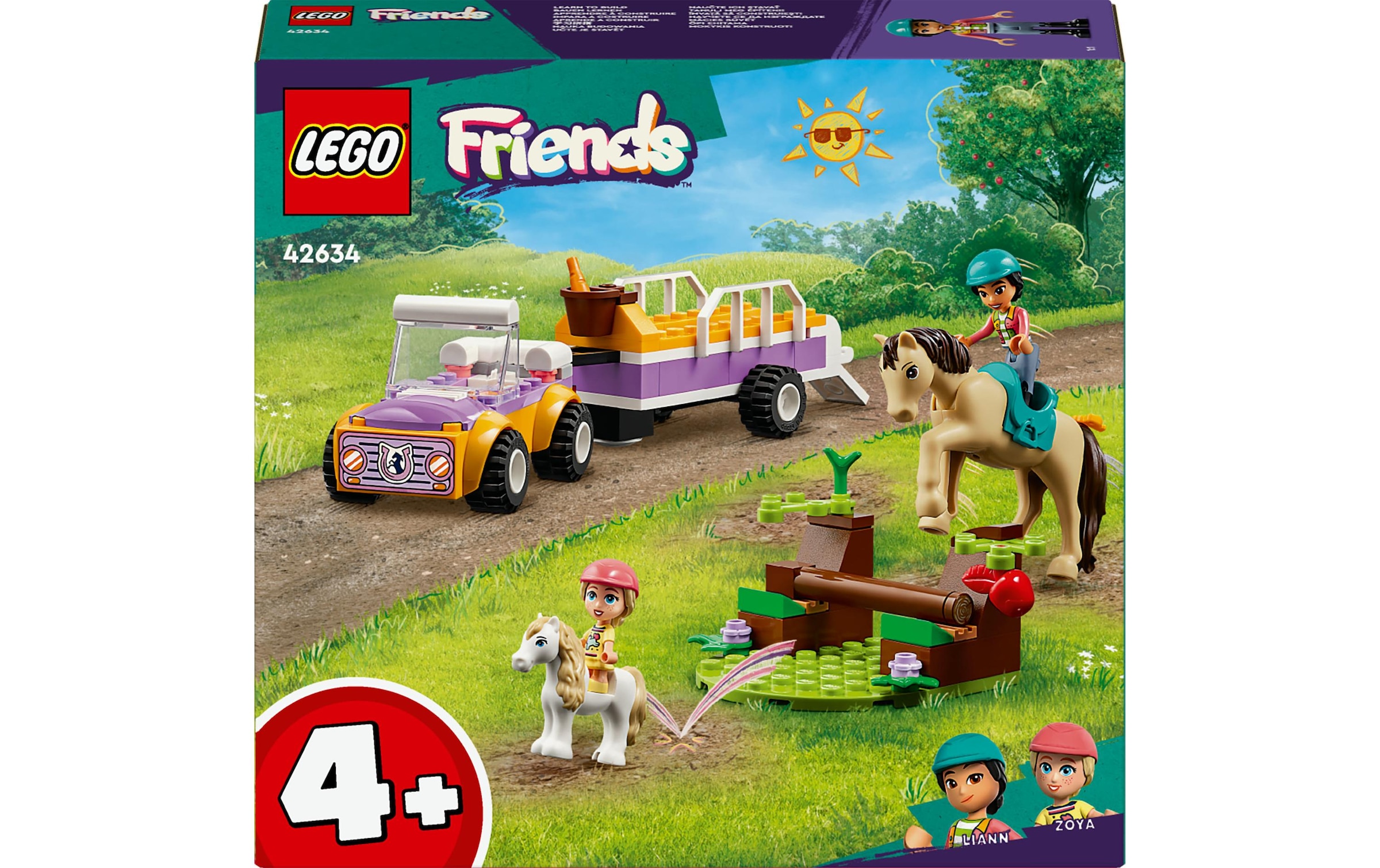 LEGO® Spielbausteine »Pferde- und Pony-Anhänger 42634«, (105 St.)