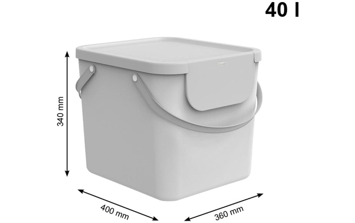 ROTHO Wäschekorb »40 L ALBULA weiss«