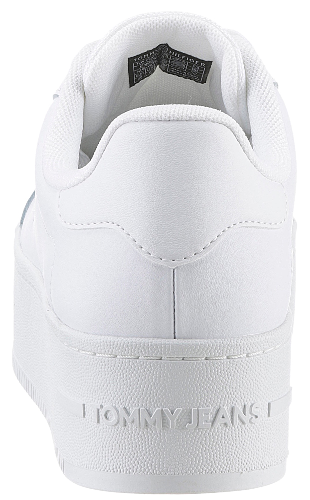 Tommy Jeans Plateausneaker »TJW FLATFORM ESS«, Freizeitschuh, Halbschuh, Schnürschuh mit gepolstertem Schaftrand