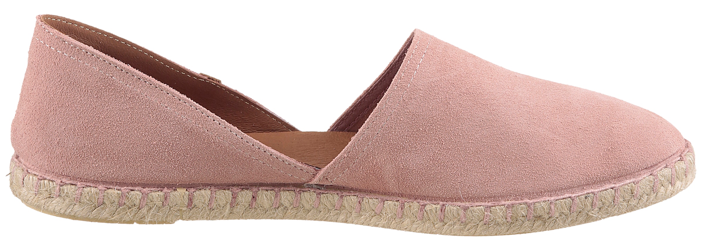 VERBENAS Espadrille »CARMEN SERRAJE«, Schlupfschuh, Sommerschuh, Loafer mit typischem Jute-Rahmen