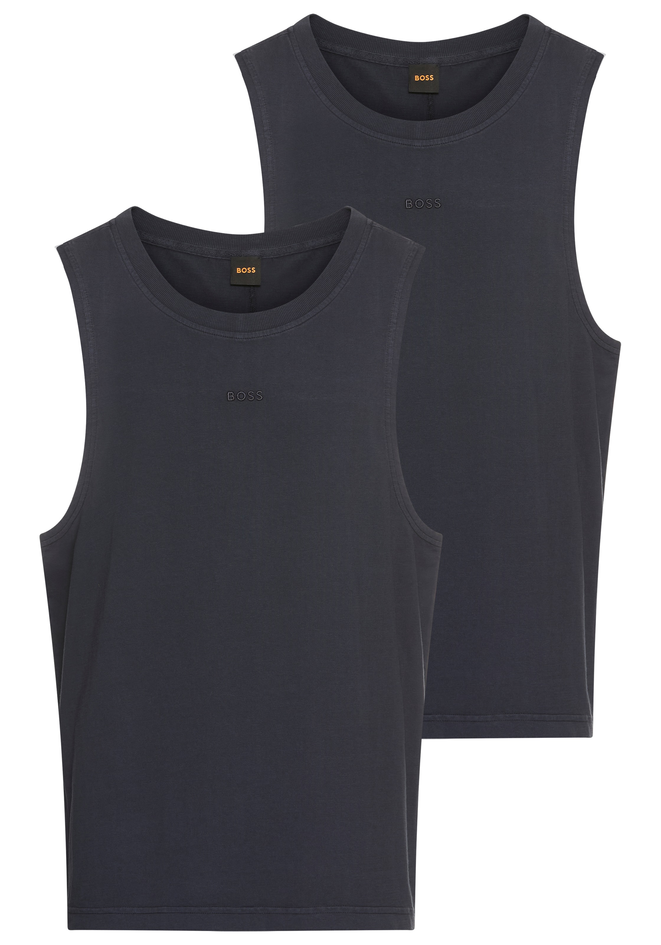 BOSS ORANGE Tanktop »Tank oceanpalett« mit kleinem BOSS-Logo