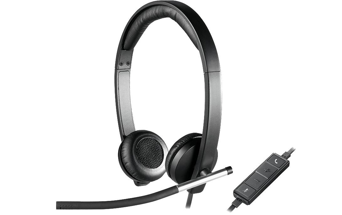 Logitech Headset »H650e USB Duo«, Rauschunterdrückung