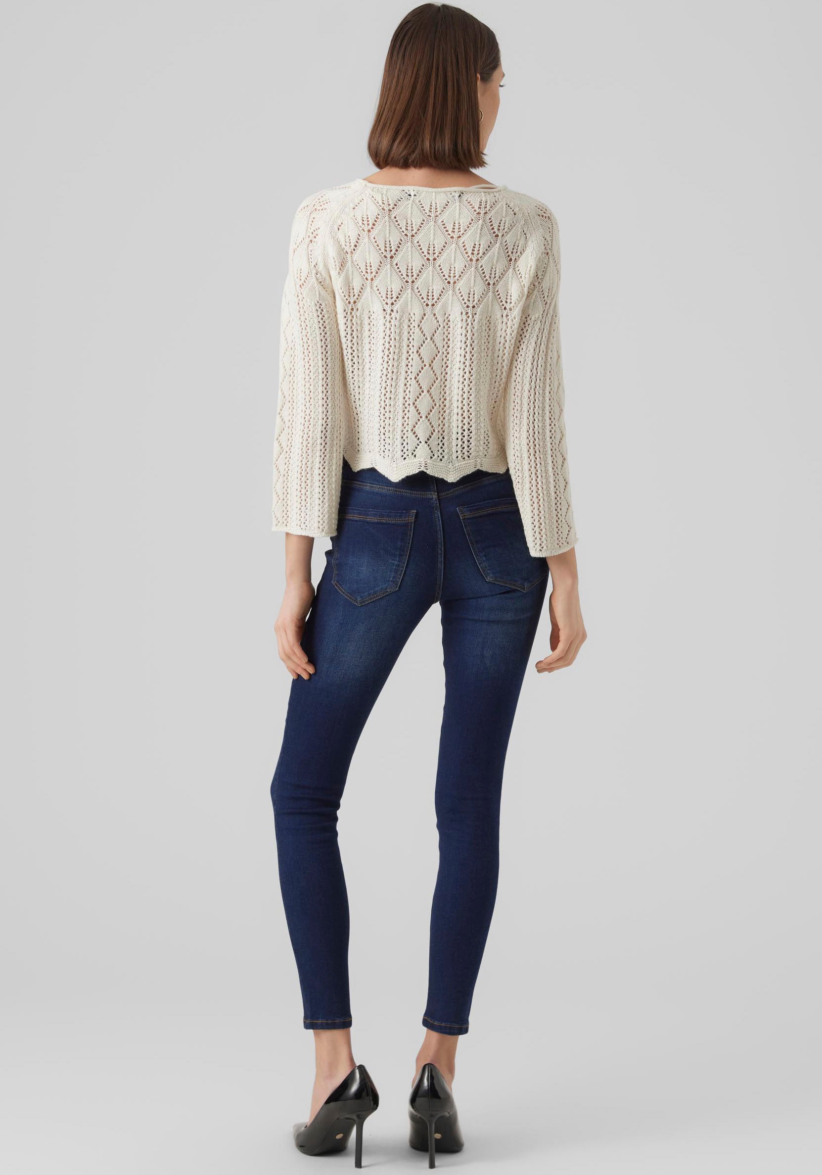 Vero Moda Strickpullover »VMGINGER 3/4 BOATNECK PULLOVER GA NOOS«