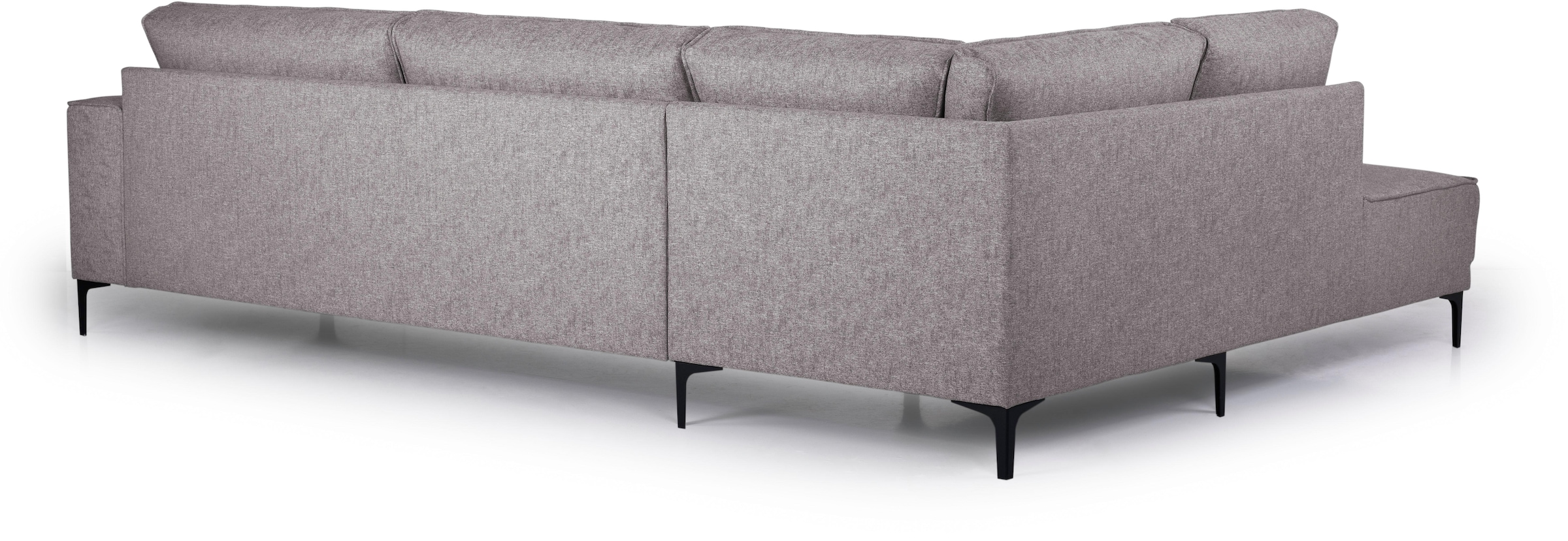 Places of Style Ecksofa Oland, L-Form, inkl. Rückenkissen, hochwertige Verarbeitung