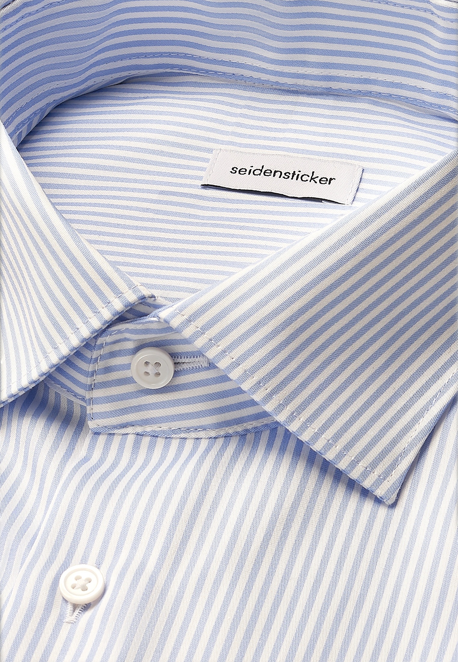 seidensticker Businesshemd »Schwarze Rose«, Slim 1/1 Kentkragen Gestreift