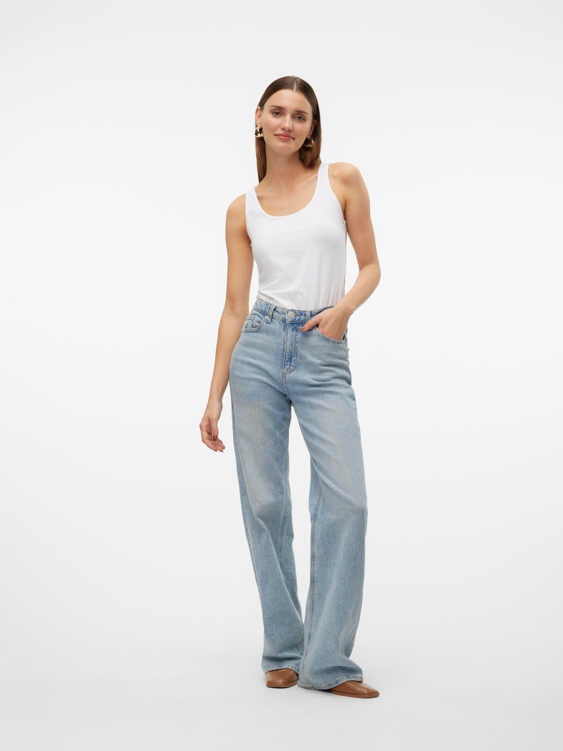 Vero Moda Tanktop »VMLULU LONG TANK TOP JRS GA NOOS«