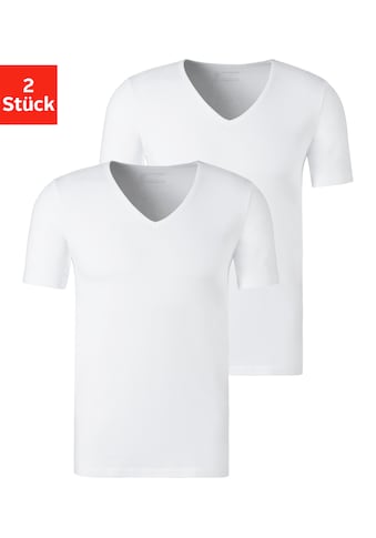 Schiesser V-Shirt, (2er-Pack), in klassischer Form kaufen