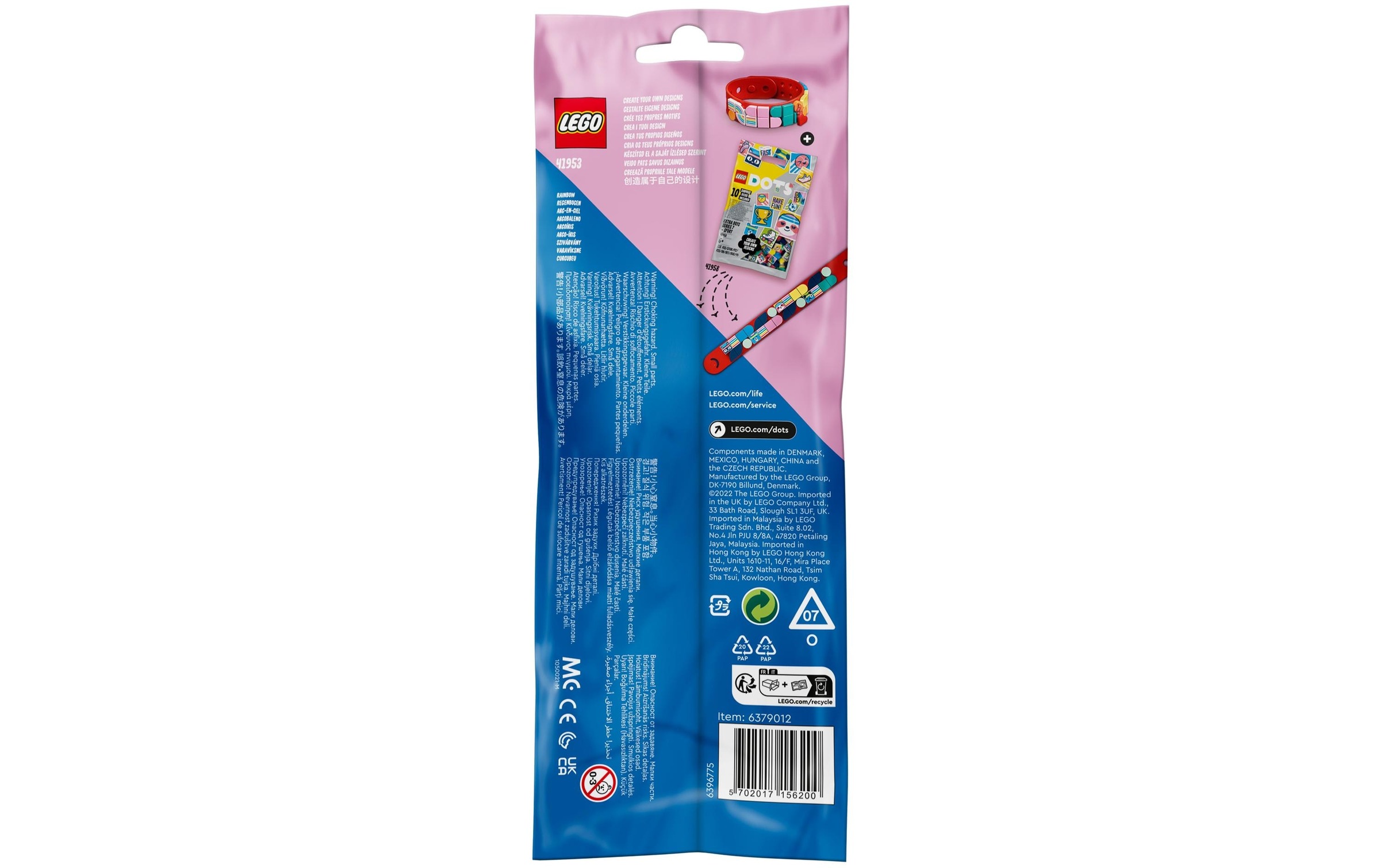 LEGO® Spielbausteine »Regenbogen Armband«, (37 St.)