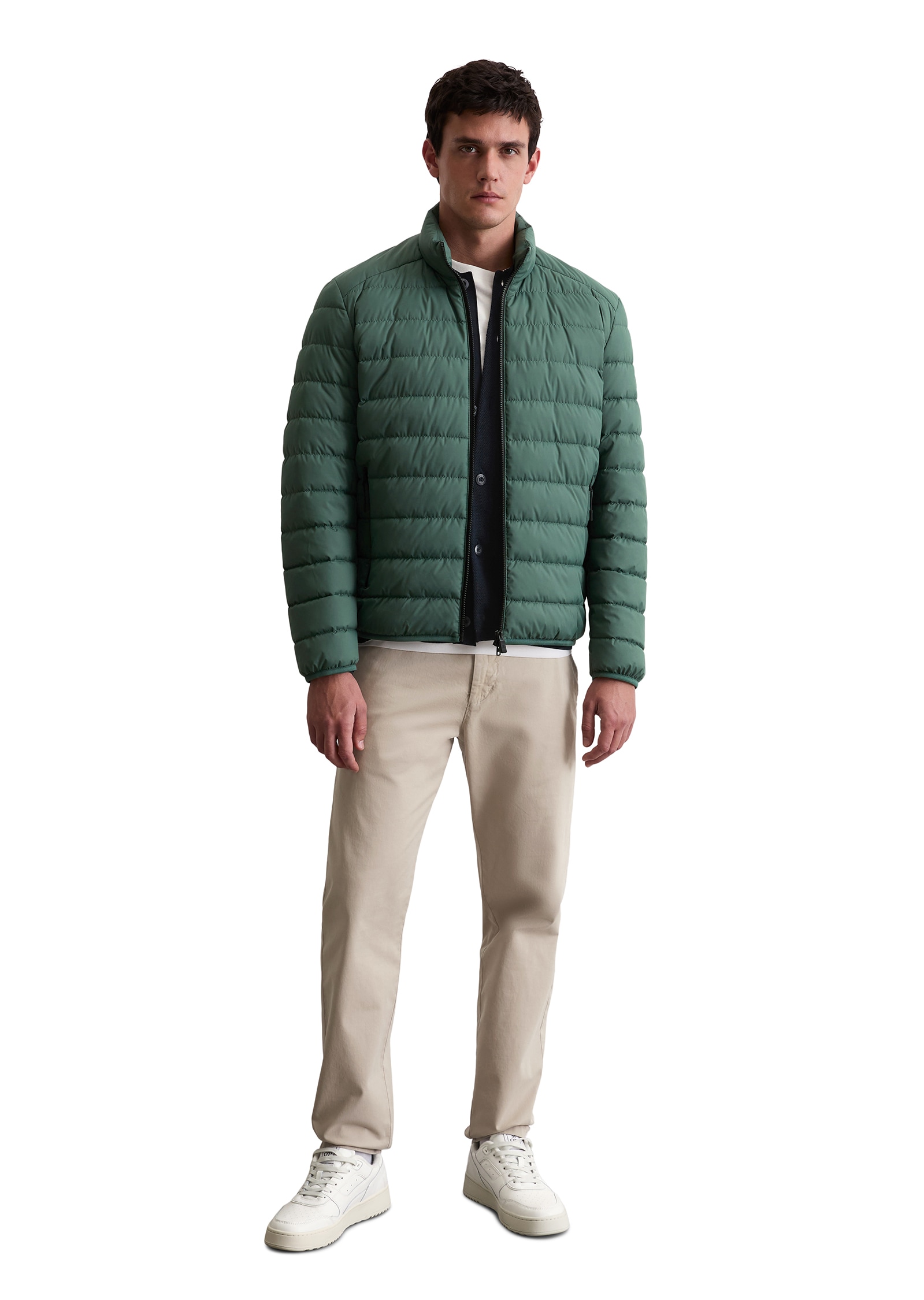 Marc O'Polo Steppjacke, Übergangsjacke, aus recyceltem Performance-Polyester, regular fit