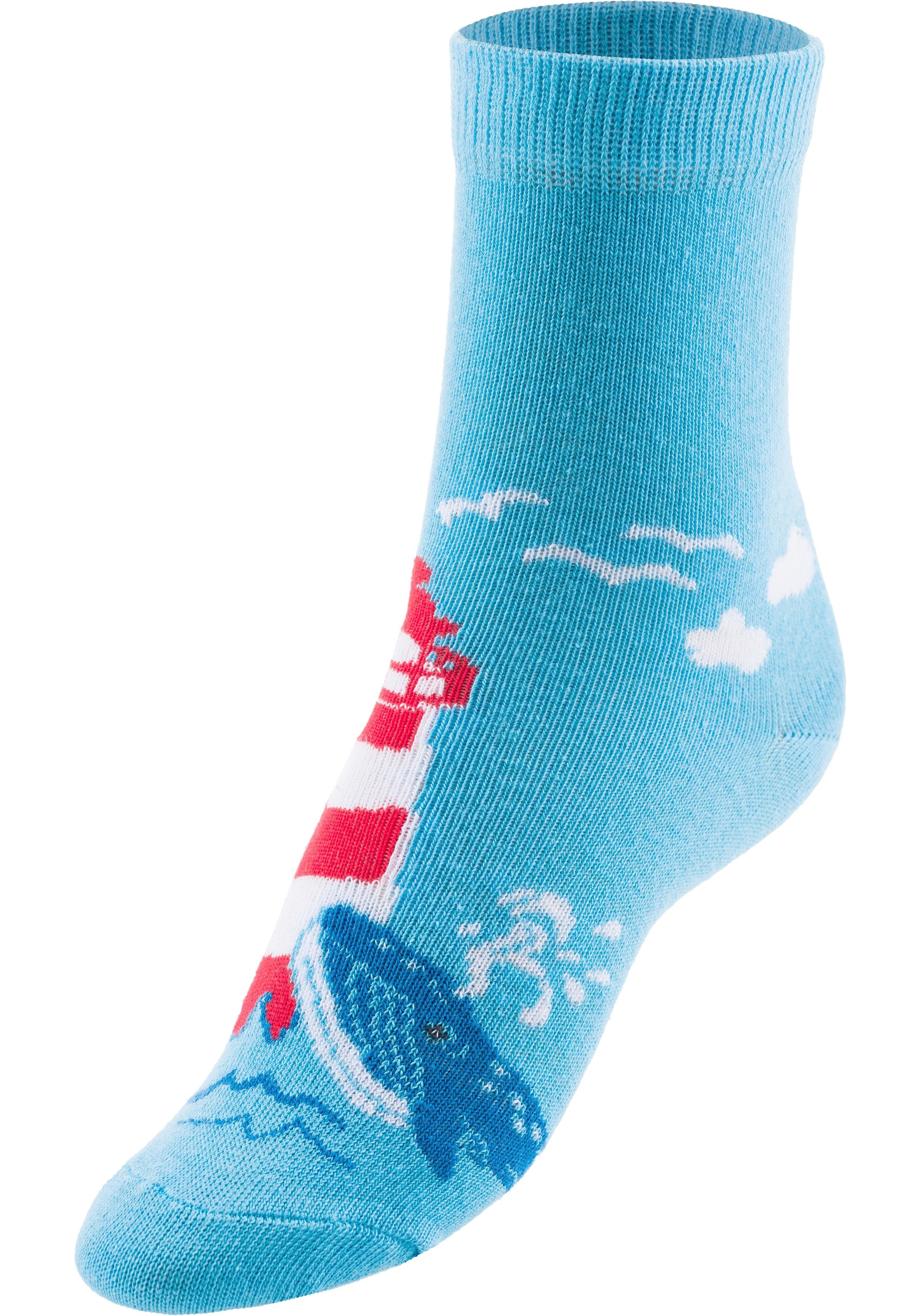 ✵ Arizona Socken, (5 Paar), Meeresmotiven mit Jelmoli-Versand kaufen | online