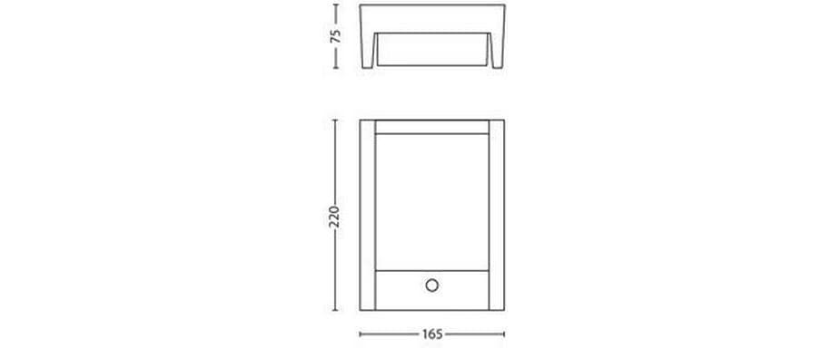 Philips Aussen-Wandleuchte »Wandleuchte Arbour UE 2700K Anthrazit«
