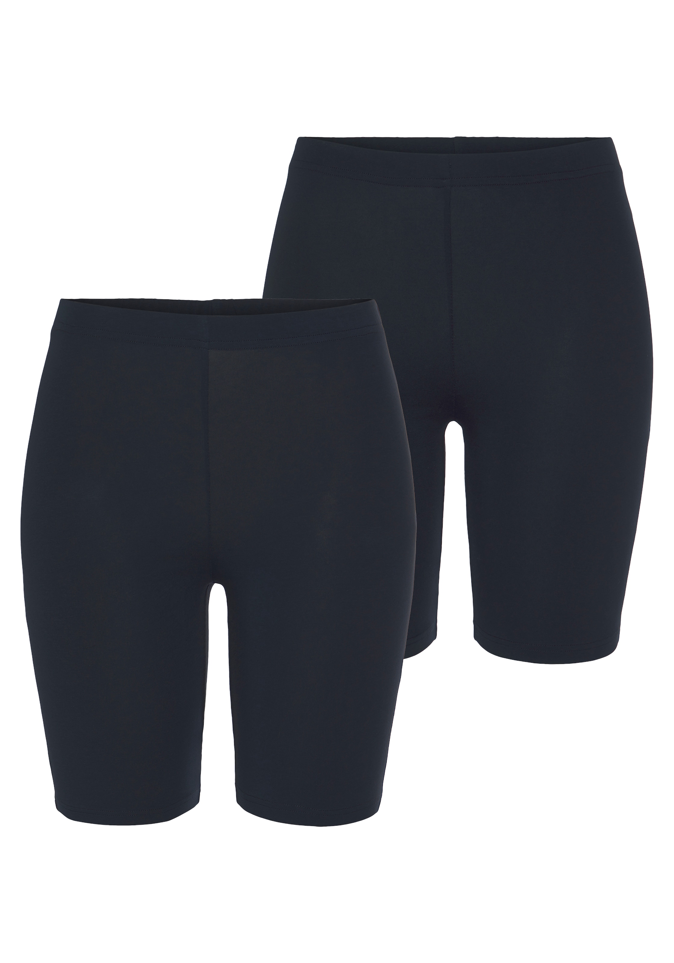 Vivance active Radlerhose, (2er-Pack), mit Gummibund, Loungewear