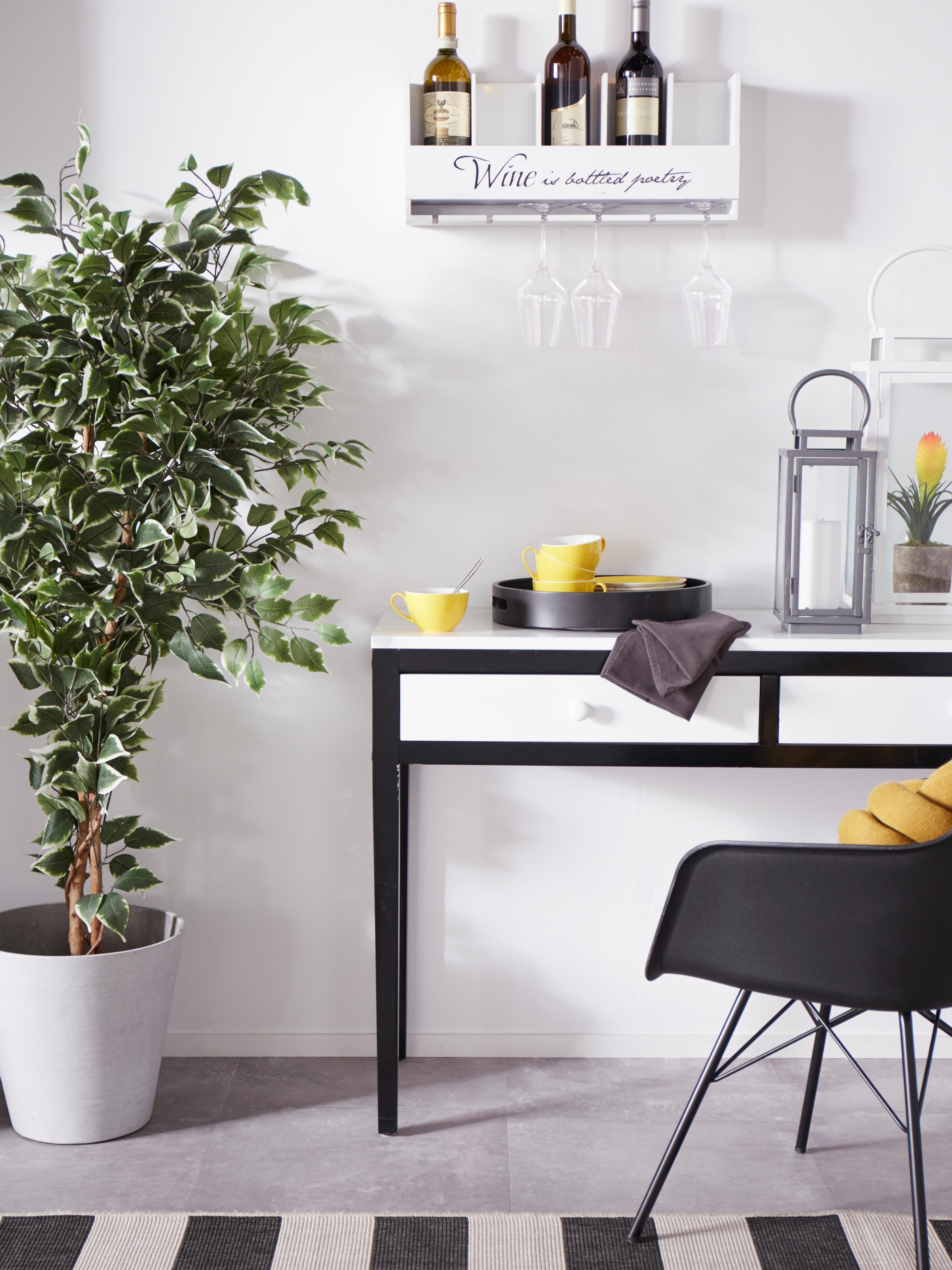 Creativ green Kunstpflanze »Ficus Benjamini«