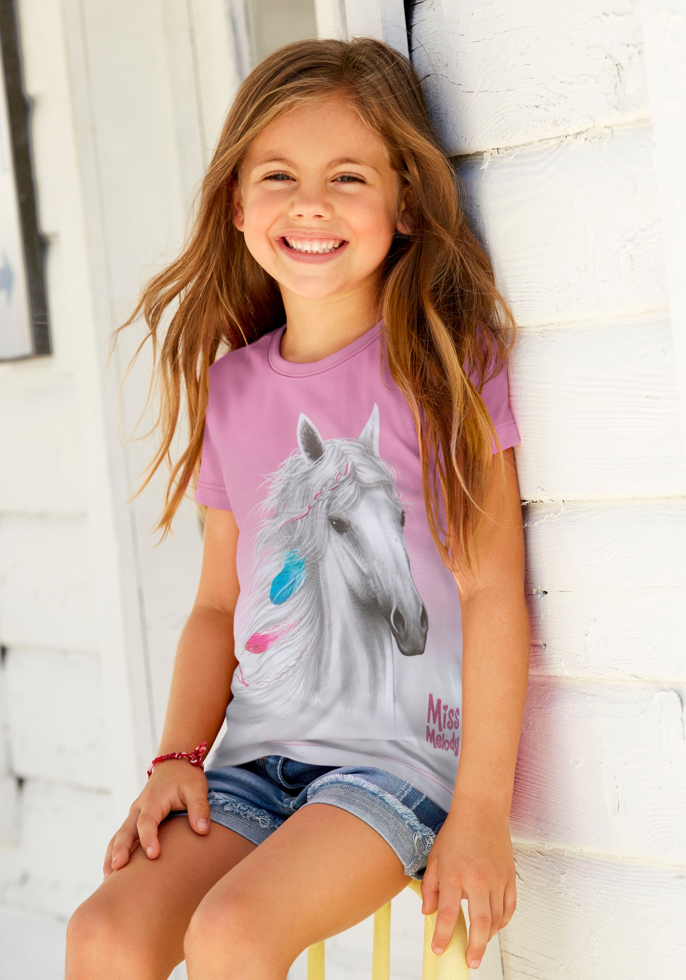 Miss Melody T-Shirt, mit schönem Pferdemotiv günstig ordern |  Jelmoli-Versand
