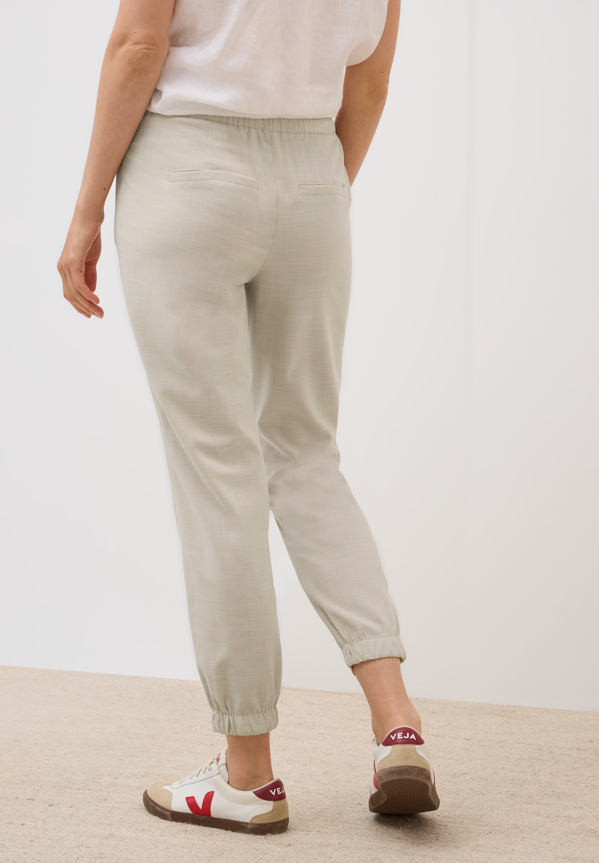 Cecil Stoffhose »Style CHELSEA«, Sommerhose mit elastischem Bund mit Tunnelzug
