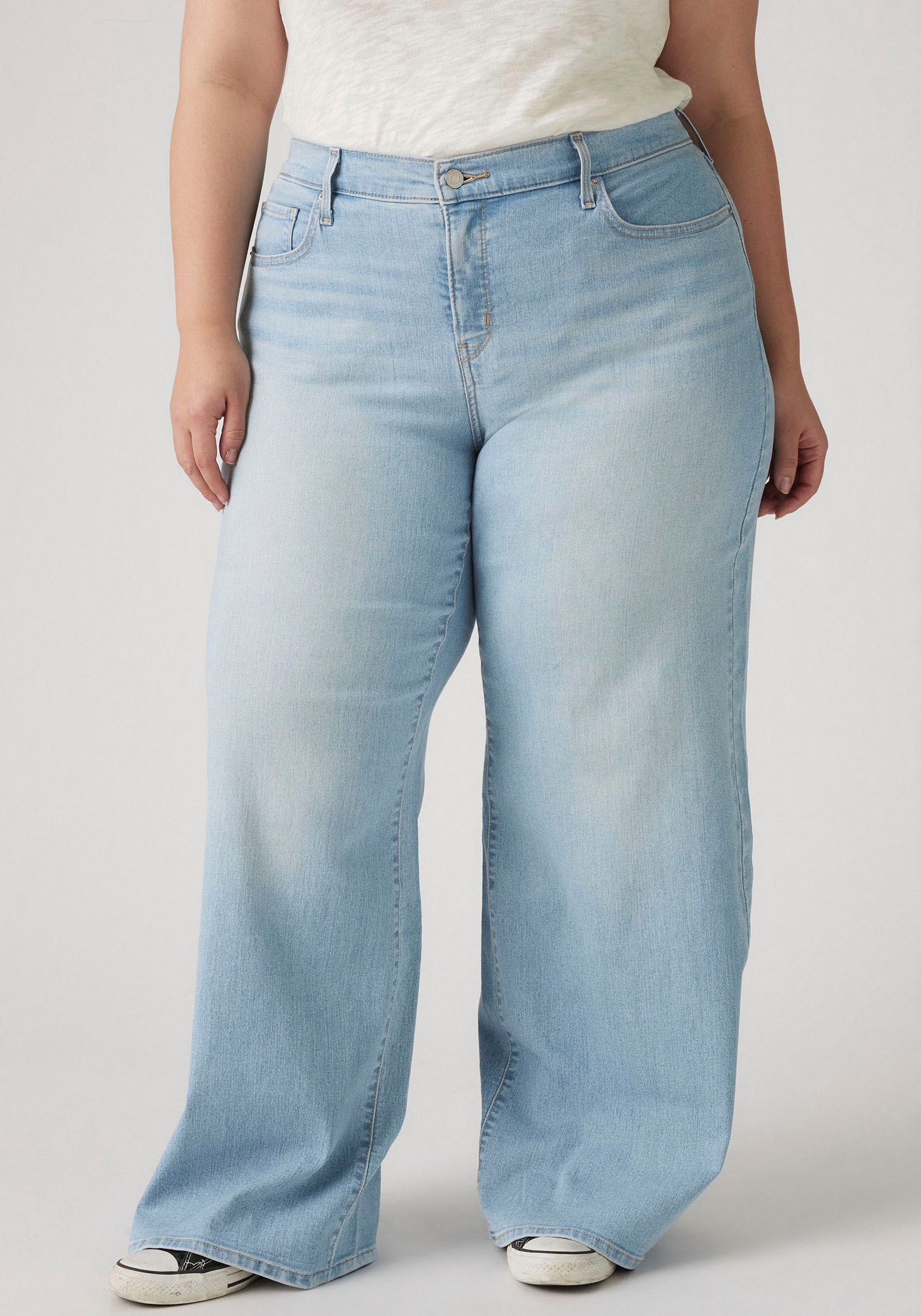 Levi's® Plus Weite Jeans »PL 318 SHAPING WIDE LEG« im Five-Pocket Style