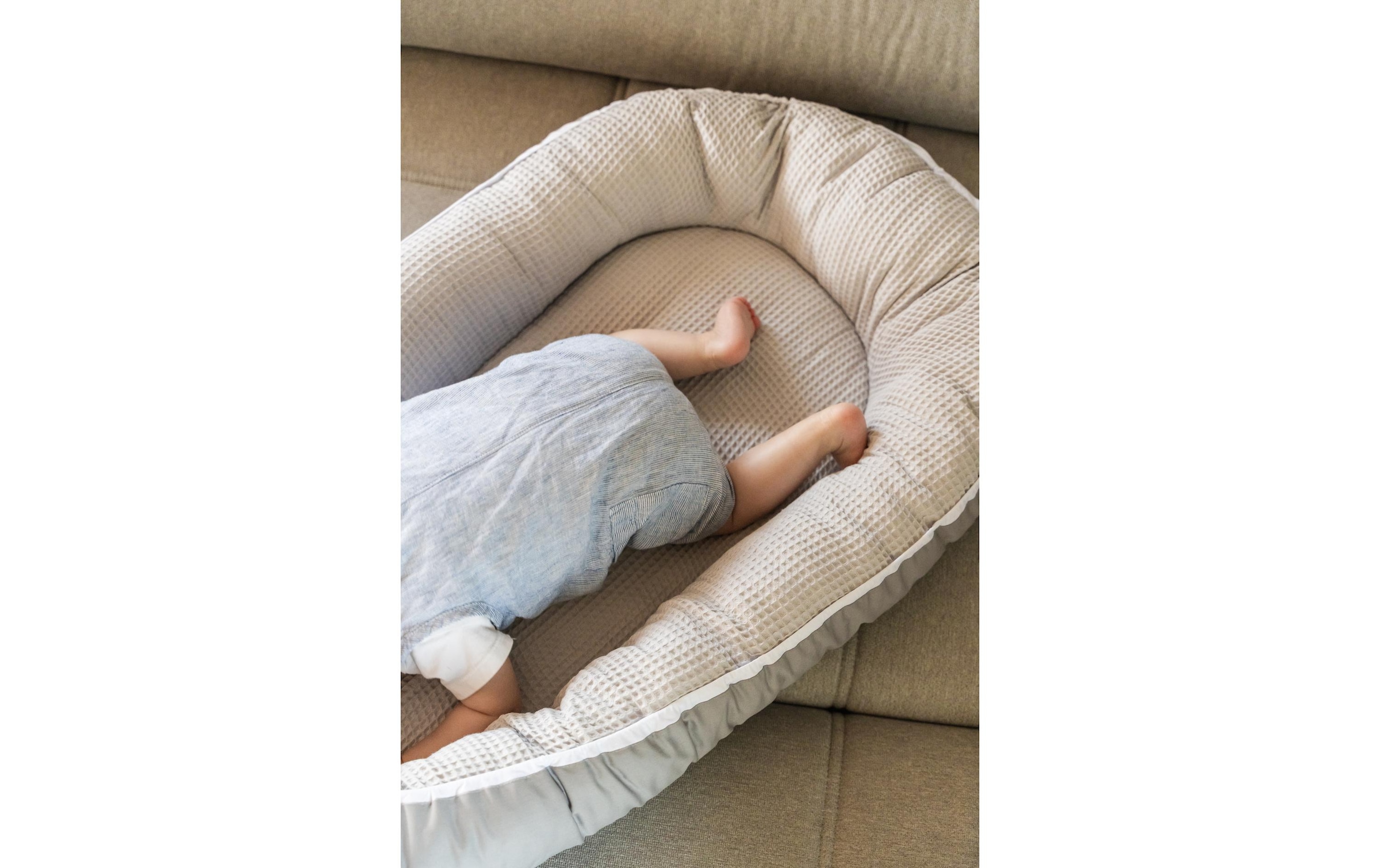 Bettnestchen »Ullenboom Babynest Waffel Uni«