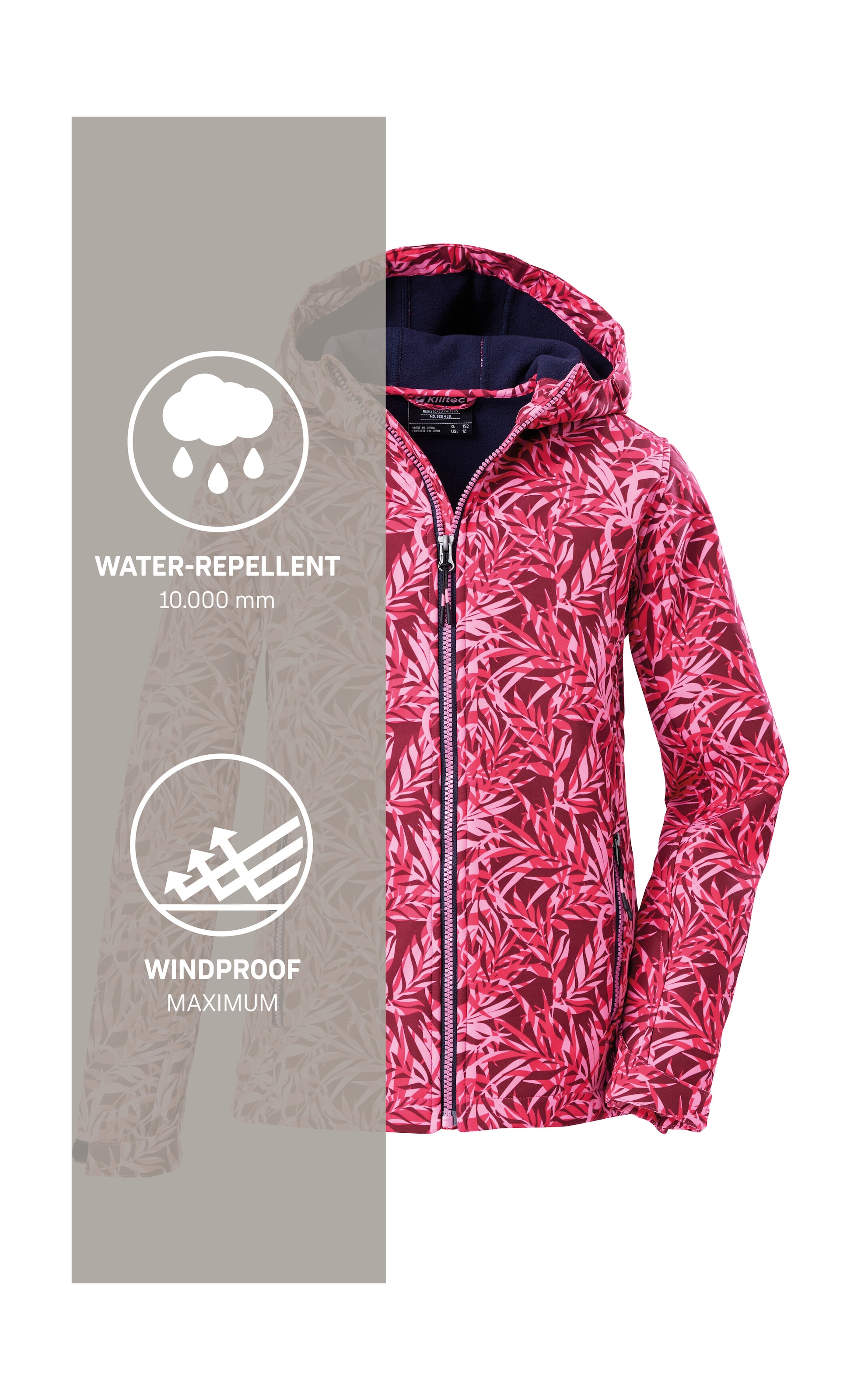 Killtec Softshelljacke »Mädchen Softshelljacke Print«