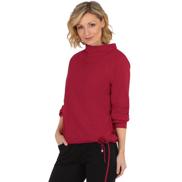 Trigema Sweatshirt »TRIGEMA Sweatshirt mit modischem Kragen« online shoppen  bei Jelmoli-Versand Schweiz