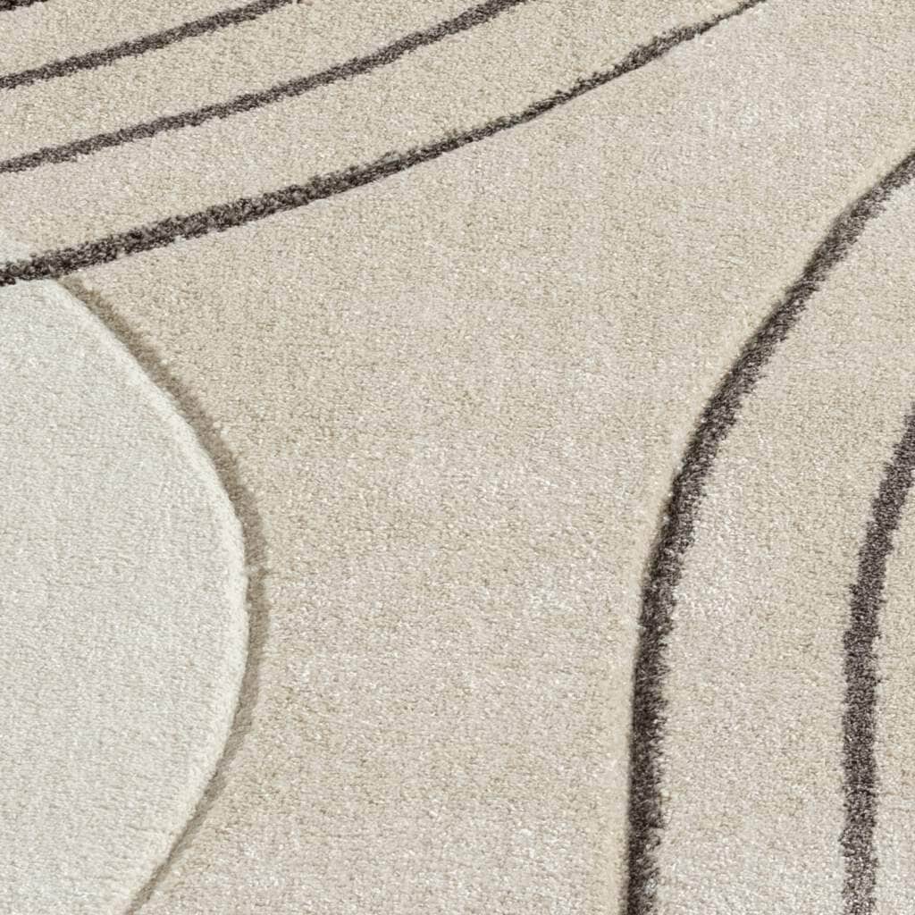 Carpet City Teppich »BONITO7170«, rechteckig, 11 mm Höhe, Flachflor, Hochtief-Muster/ 3D-Effekt, Geo-Muster, für Wohnzimmer