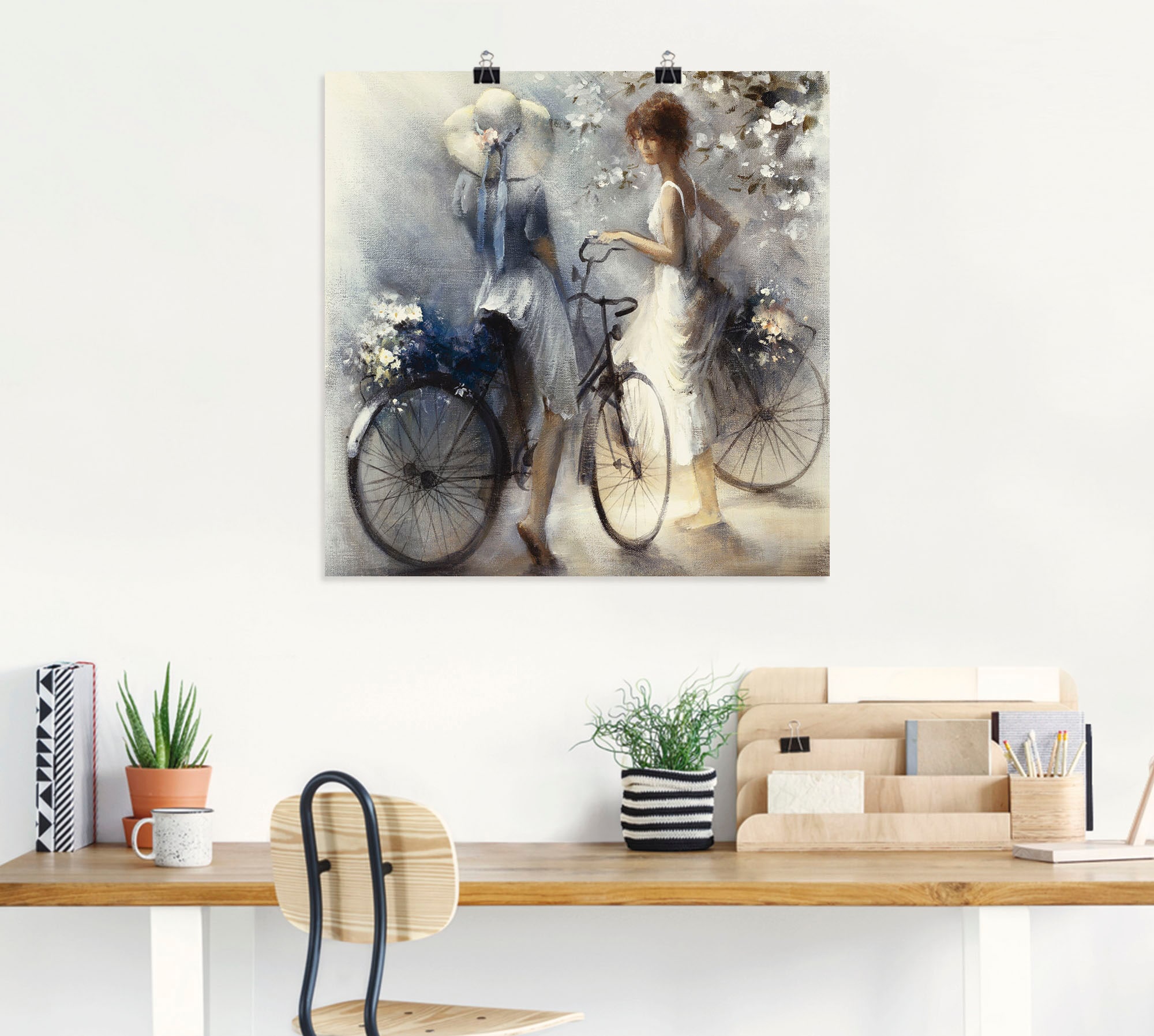 Artland Wandbild »Frühling III«, Frau, (1 St.), als Leinwandbild,  Wandaufkleber oder Poster in versch. Grössen online kaufen | Jelmoli-Versand