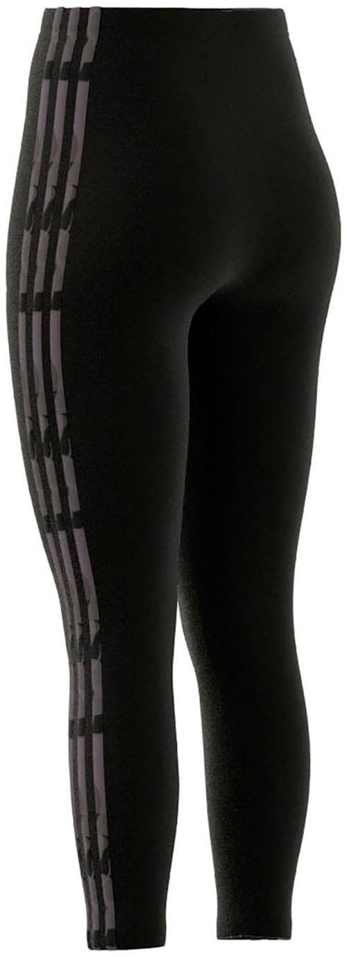 adidas Originals – Adicolor – Schwarze Leggings mit drei Streifen und hohem  Bund