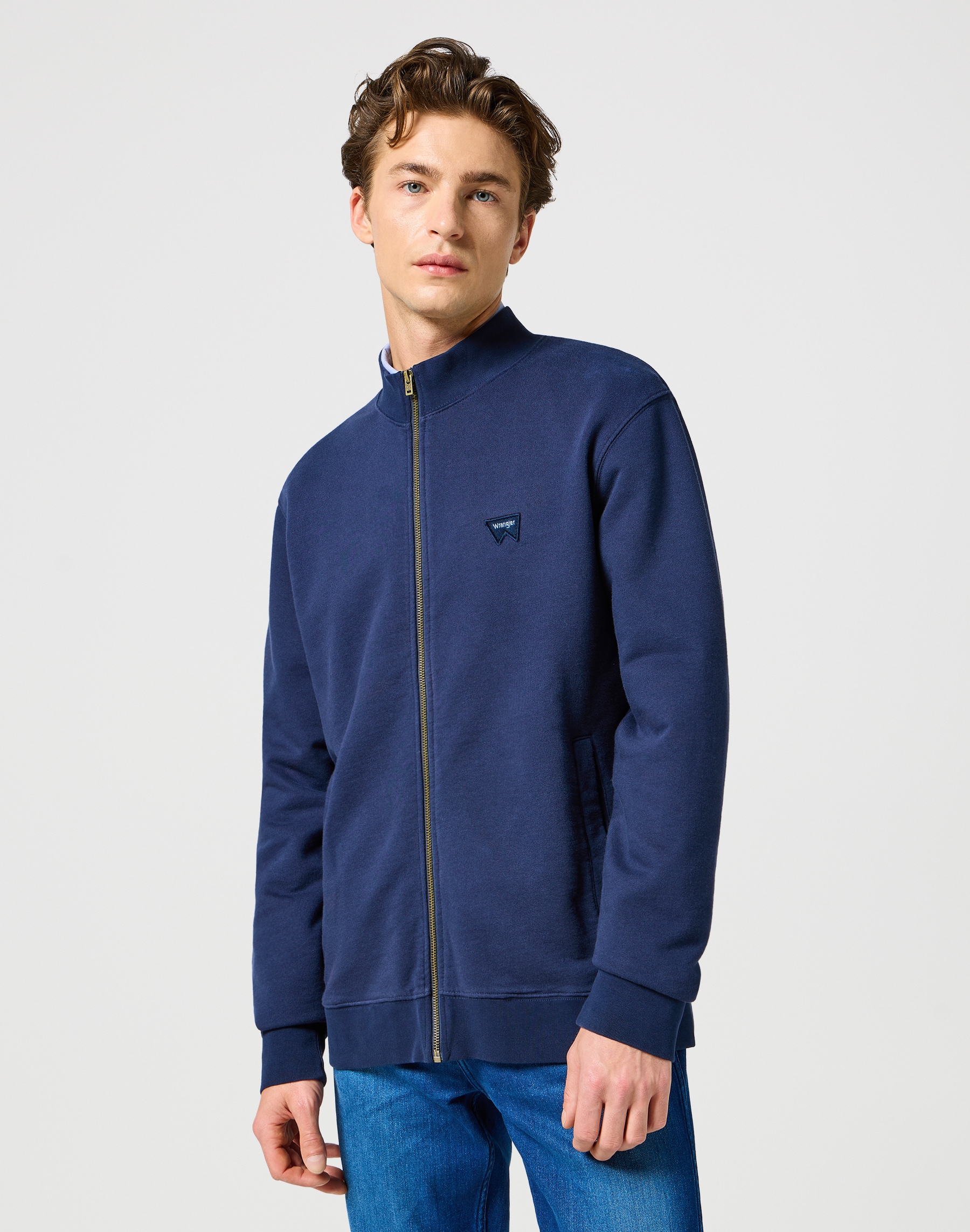 Wrangler Sweatjacke »FUNNEL NECK ZIP«