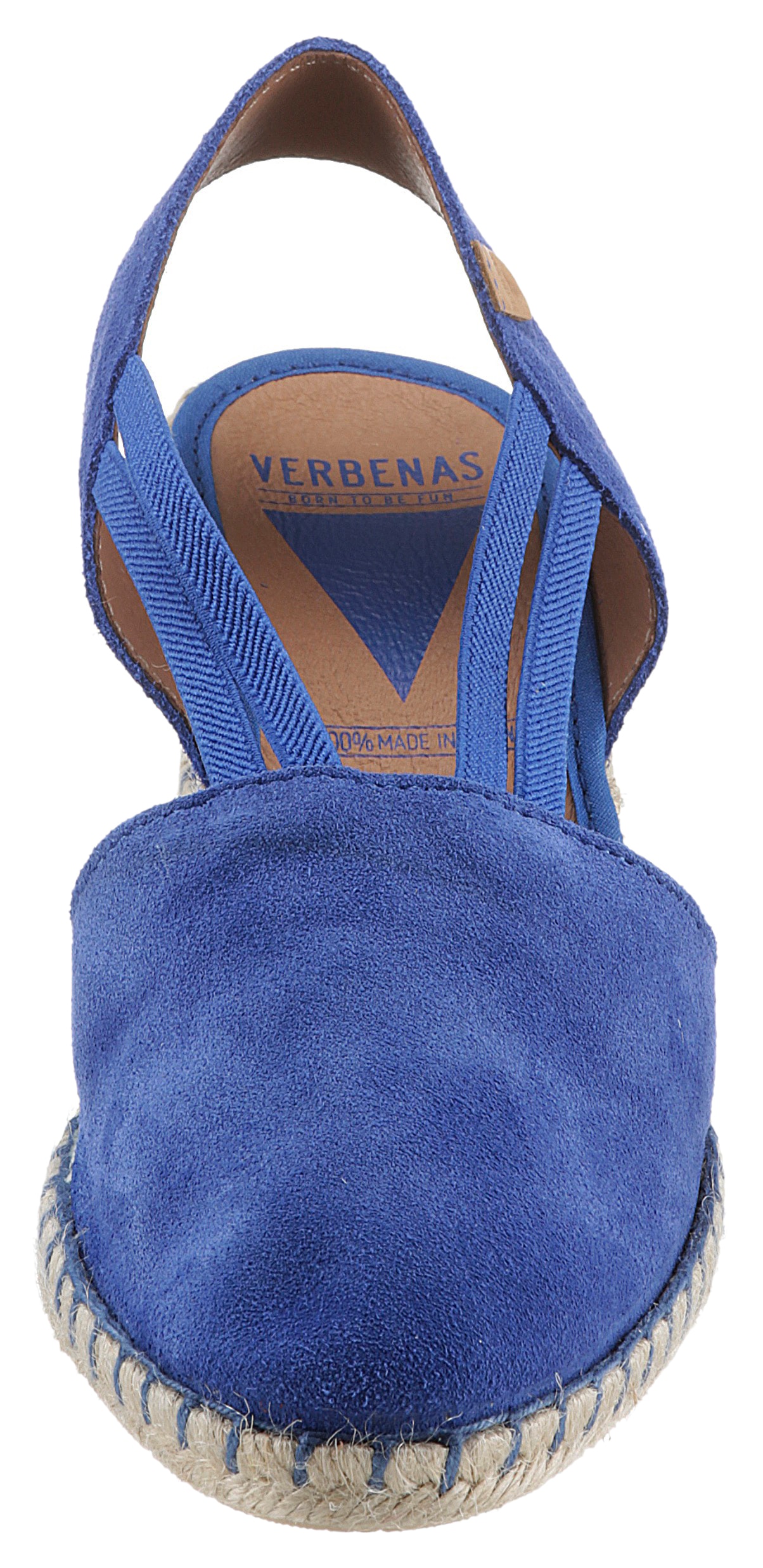 VERBENAS Sandalette »Maika Serraje«, Sommerschuh, Sandale, Keilabsatz, mit Jutebesatz