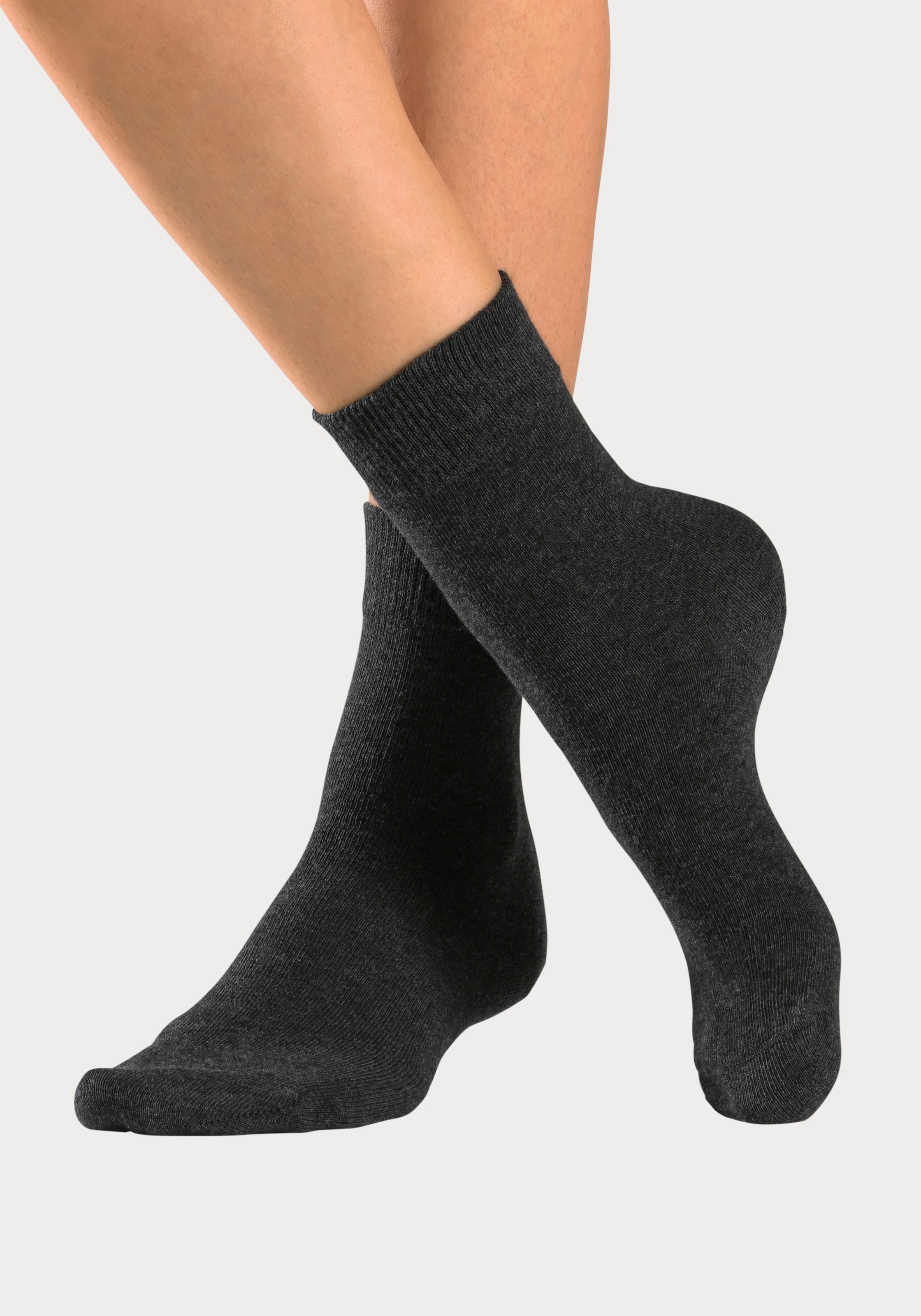 H.I.S Basicsocken, (Packung, 5 Paar), mit besonders weichem Bündchen