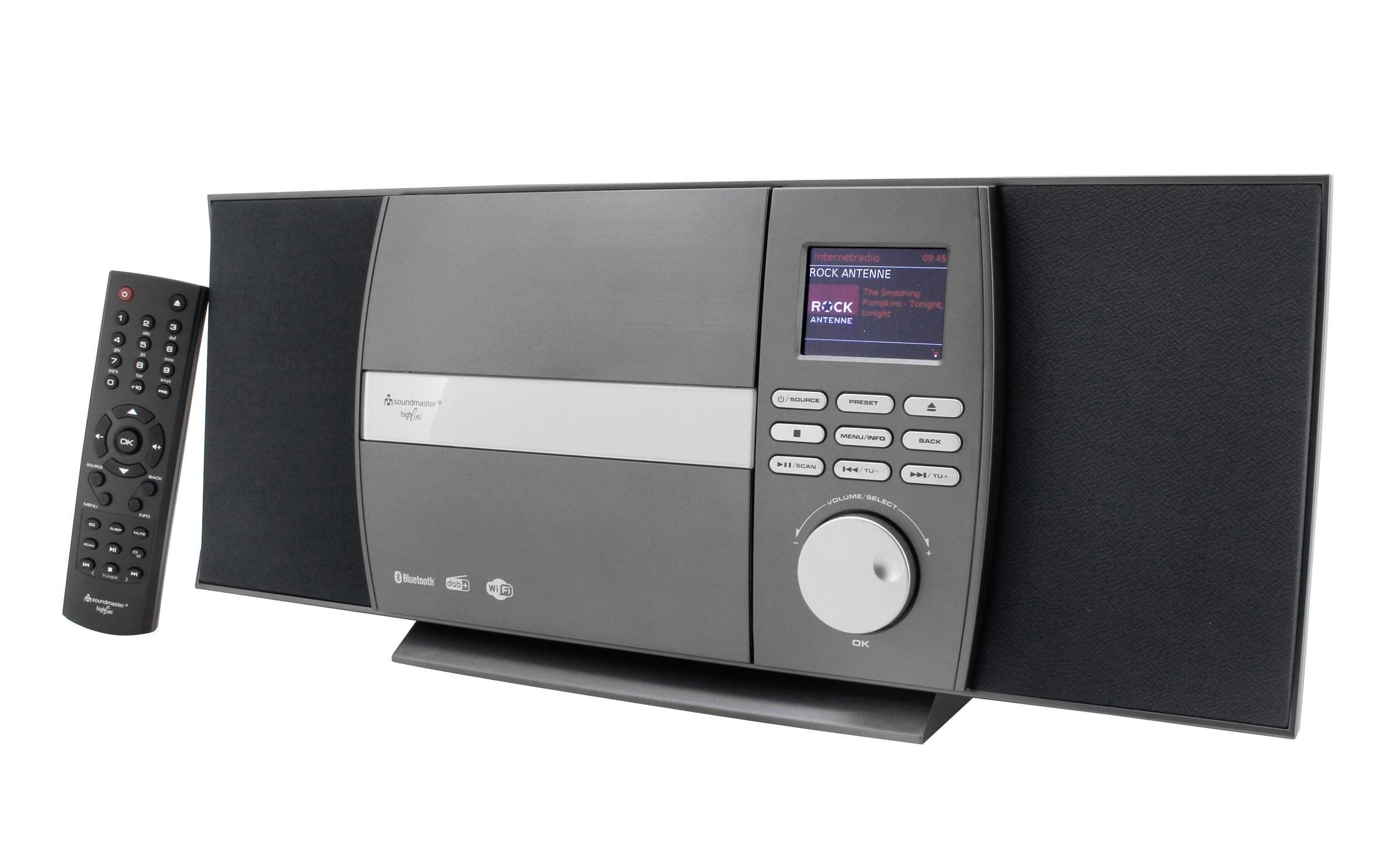 Soundmaster CD-Radiorecorder »ICD1010«, (Bluetooth-WLAN Digitalradio (DAB+)-FM-Tuner-Internetradio)