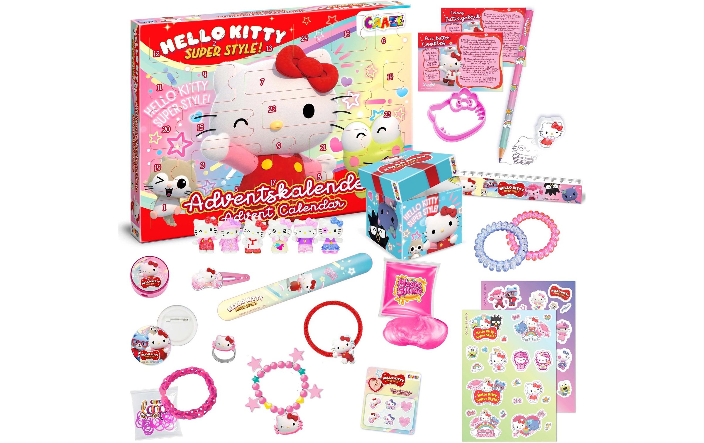 CRAZE Adventskalender »Hello Kitty 2024«, ab 3 Jahren
