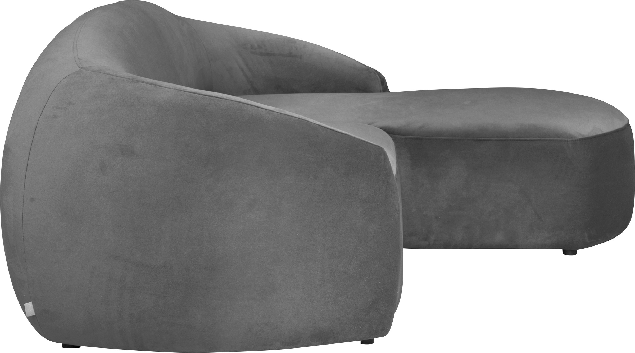 LeGer Home by Lena Gercke Ecksofa »YANI, L-Form, Designersofa, organische Form, Masse B/T/H: 255/170/81 cm«, mit Wellenunterfederung, auch in Bouclé, Recamiere rechts/links