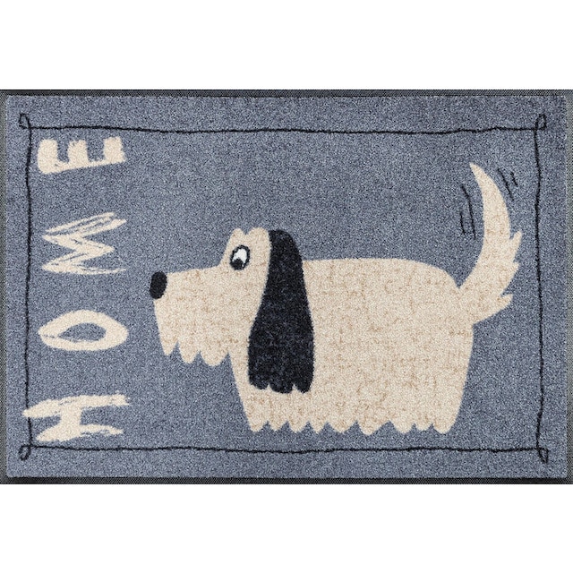 wash+dry by Kleen-Tex Fussmatte »Doggy Home«, rechteckig, Schmutzfangmatte,  Motiv Hund, mit Spruch, rutschhemmend online shoppen | Jelmoli-Versand