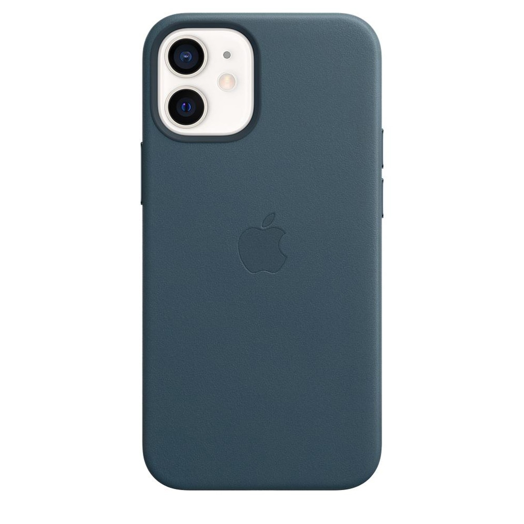 Apple Smartphone-Hülle »Apple iPhone 12 Mini Leder Case Mag Blue«, iPhone 12 Mini, 13,7 cm (5,4 Zoll), MHK83ZM/A