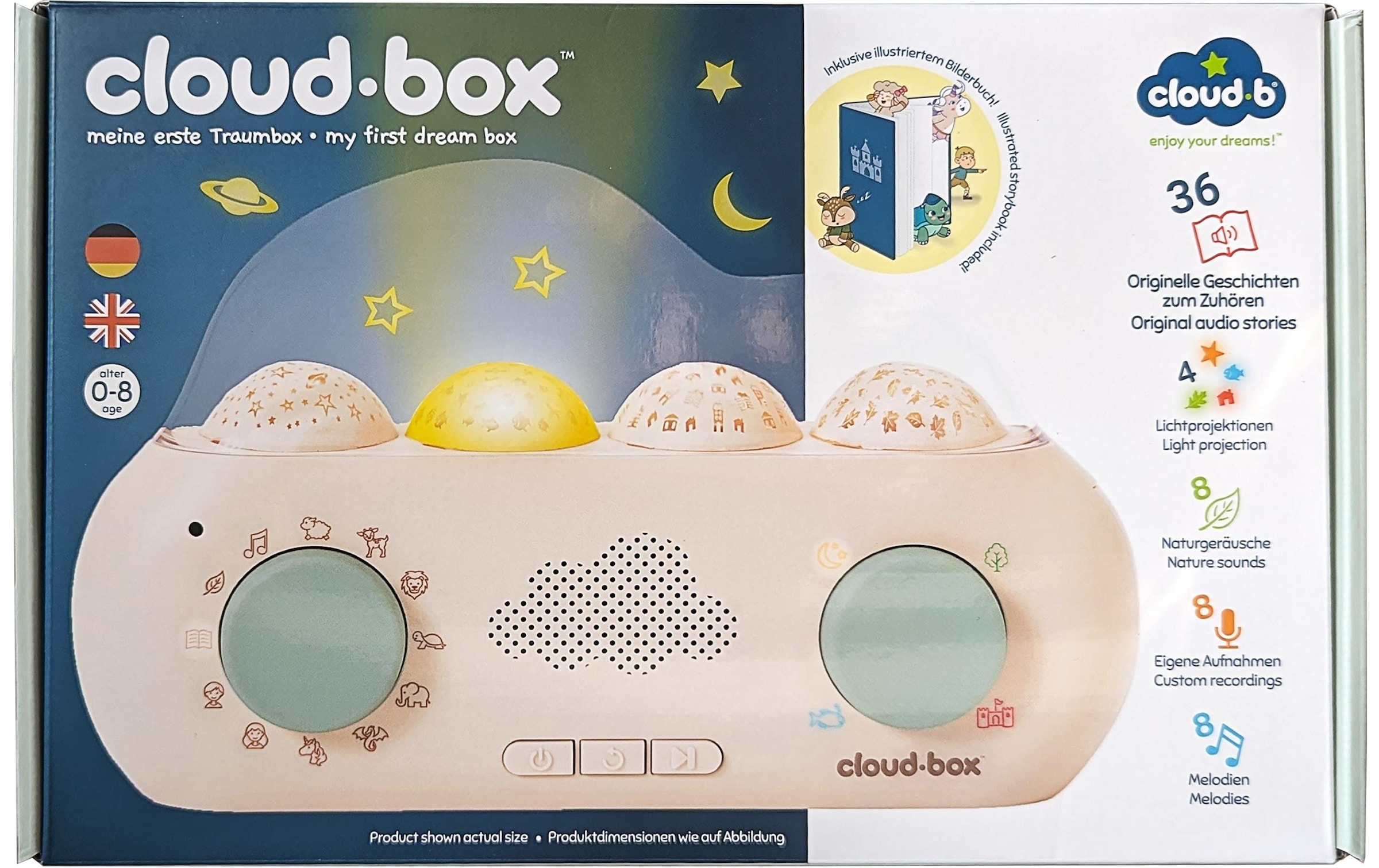 LED Nachtlicht »cloud b CloudBox Meine erste Traumbox«