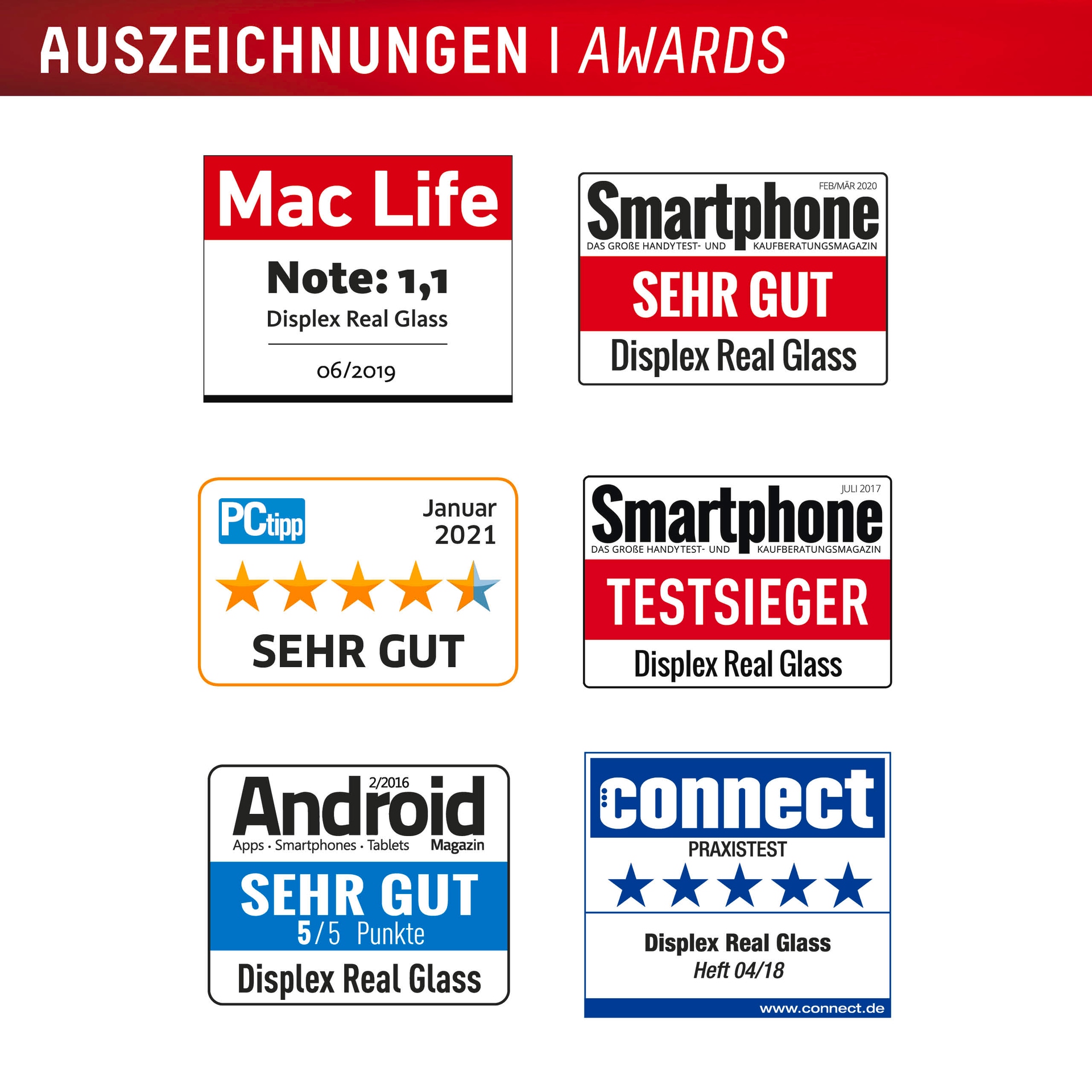Displex Displayschutzglas »Real Glass Screen Protection inkl. Case«, für Samsung Galaxy S25 Ultra, Displayschutzfolie, Schutzfolie, Bildschirmschutz, kratz- & stossfest