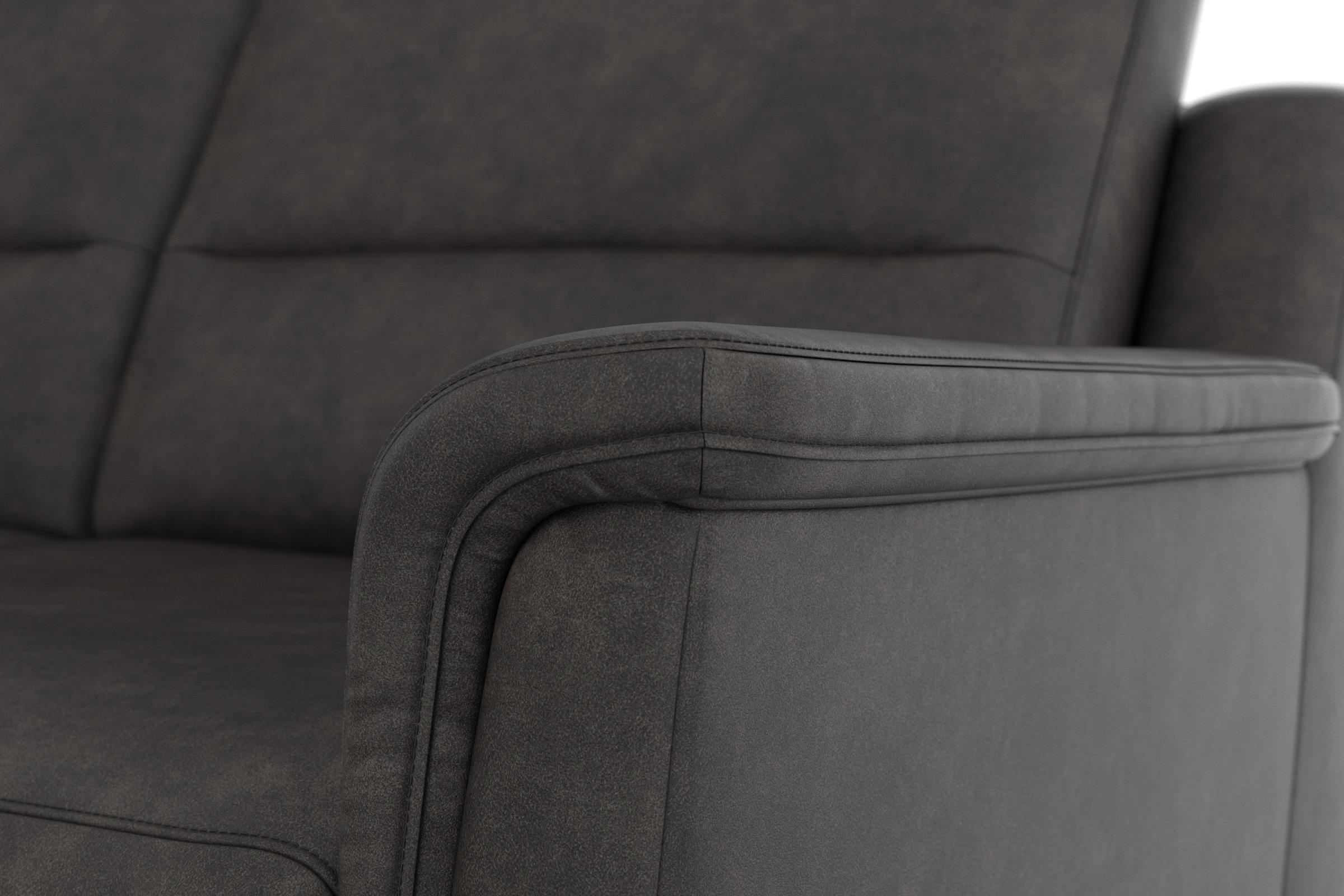 sit&more Ecksofa »Farö L-Form«, inklusive Federkern, wahlweise mit Bettfunktion und Bettkasten