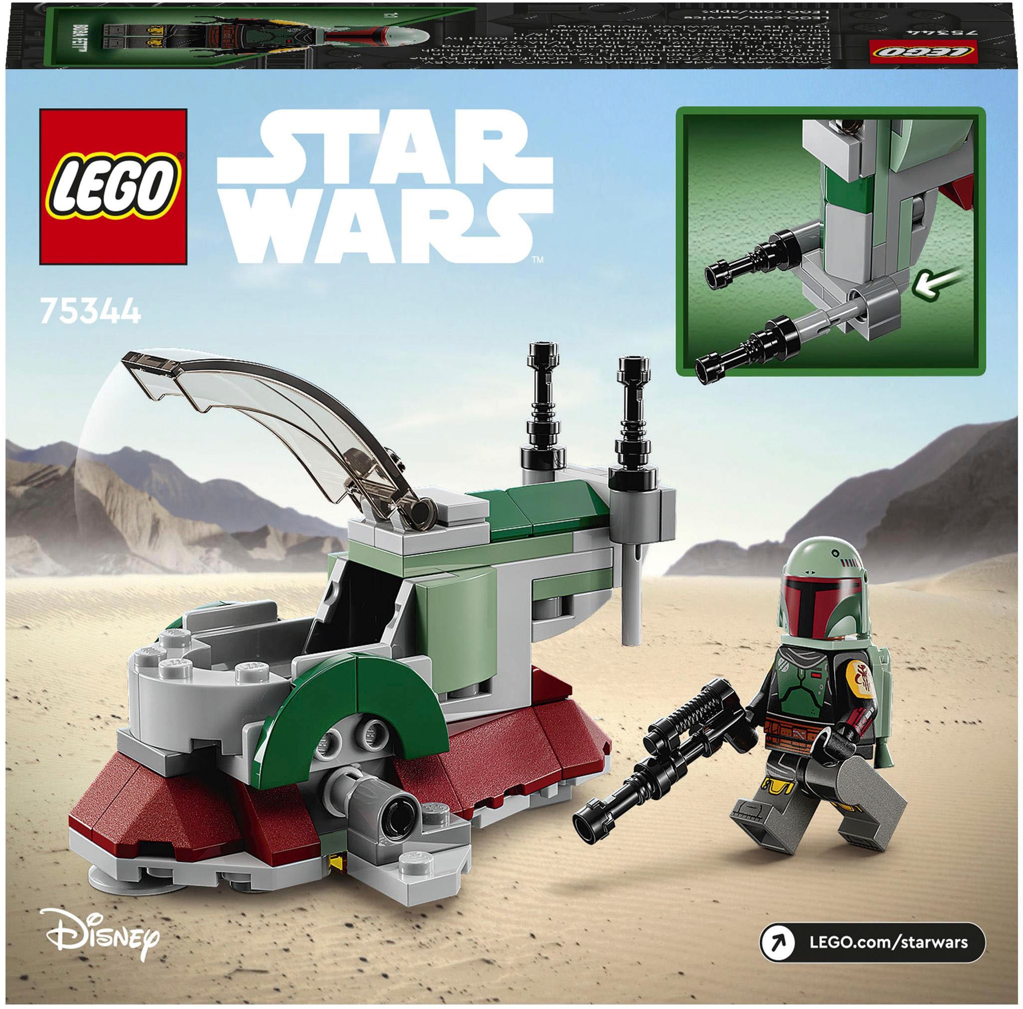 LEGO® Konstruktionsspielsteine »Boba Fetts Starship™ – Microfighter (75344), LEGO® Star Wars™«, Made in Europe