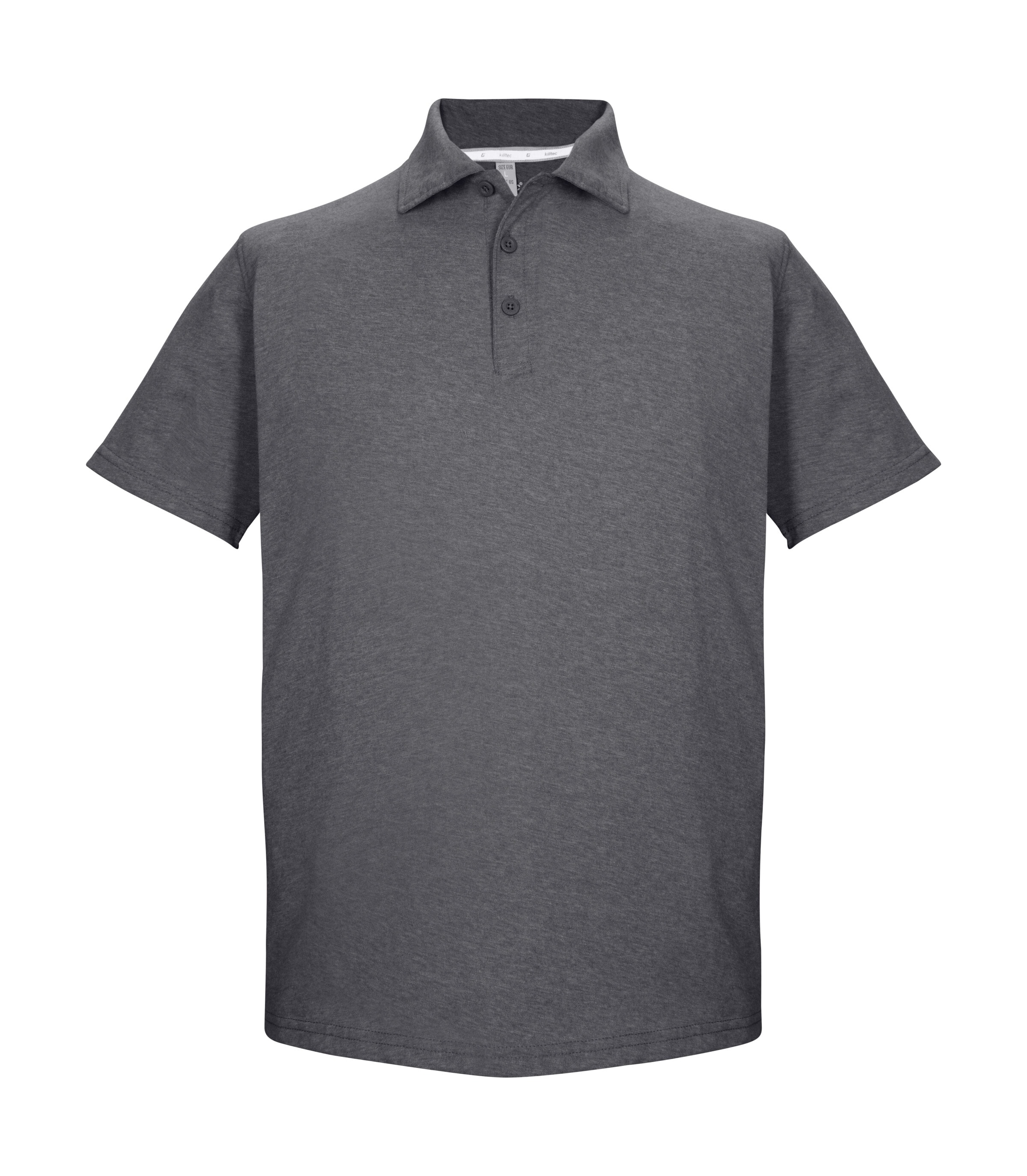 Killtec Poloshirt »KOS 82 MN PLSHRT« Sportliches Herren Poloshirt mit Melange-Optik und Knopfleiste