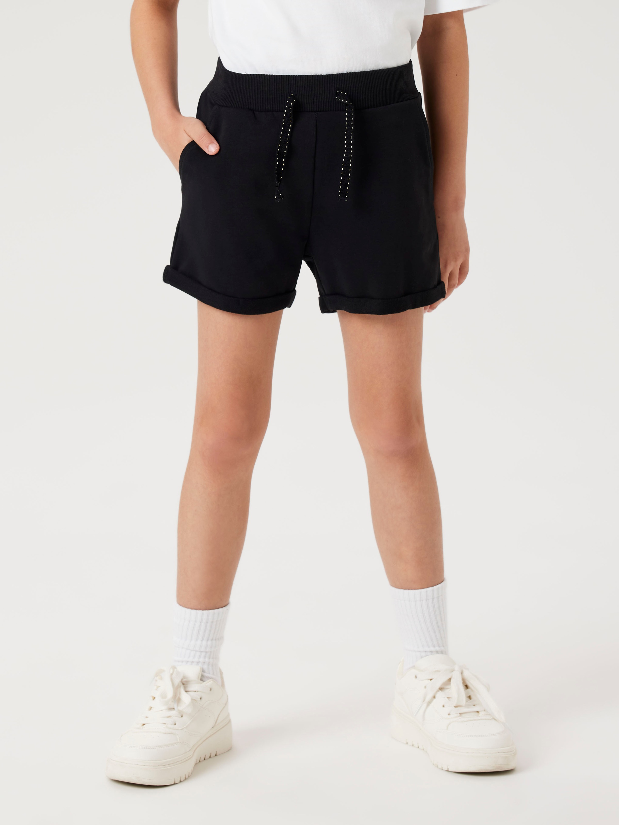 Name It Sweatshorts »NKFVOLTA SWE SHORTS UNB« Baumwollmischung, Regular Fit