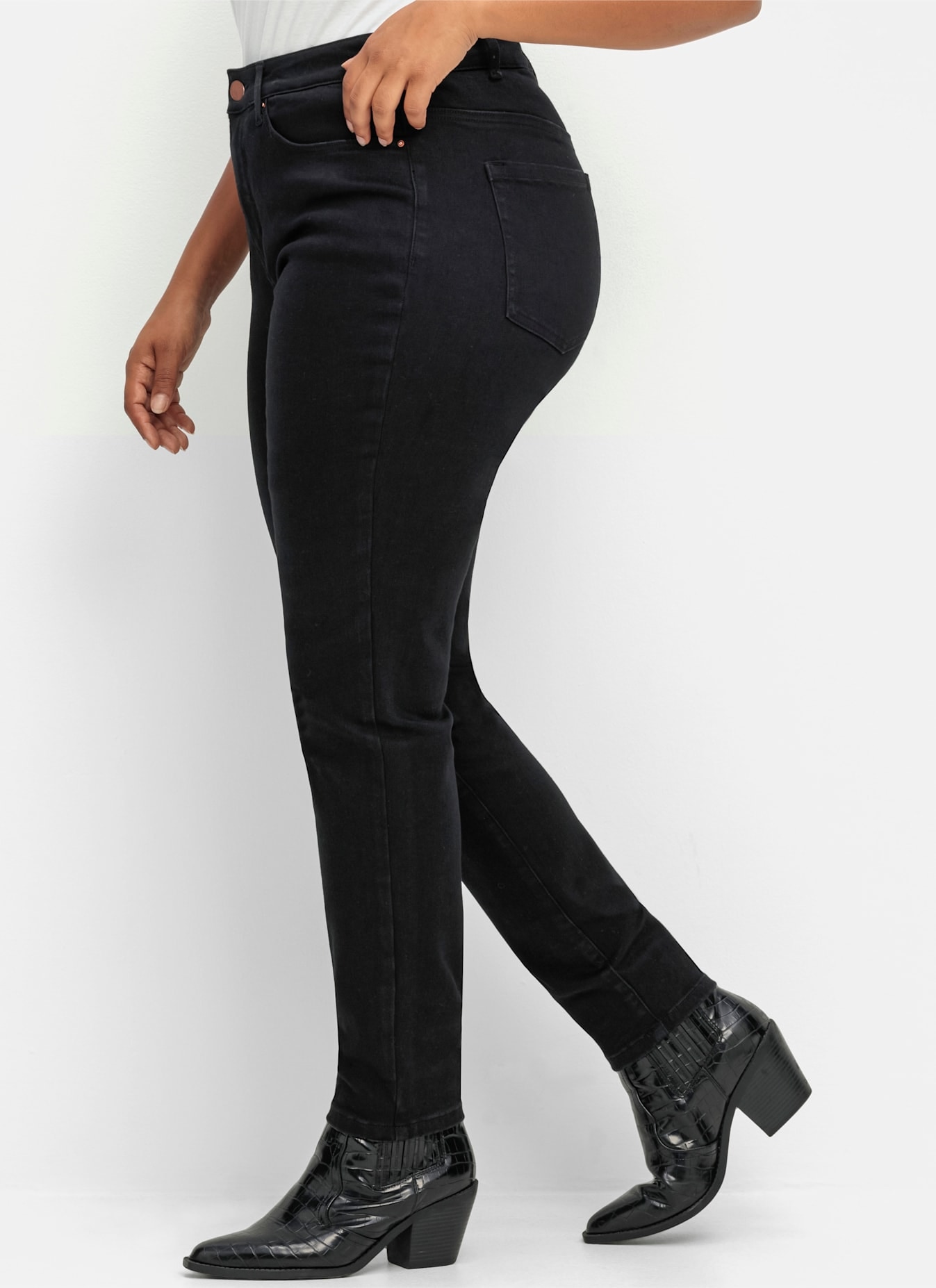 Sheego Bequeme Jeans, (1 tlg.)