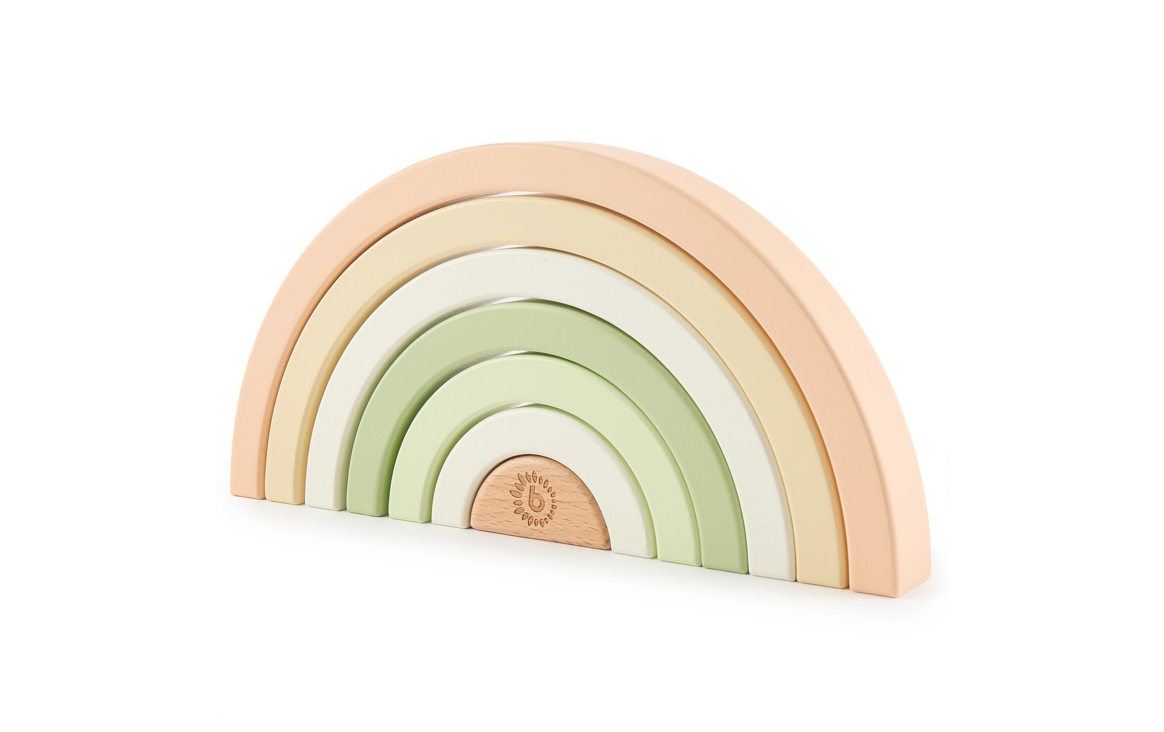 BIECO Stapelspielzeug »Regenbogen Hase Fine 24 cm x 12 cm x 2,5 cm«