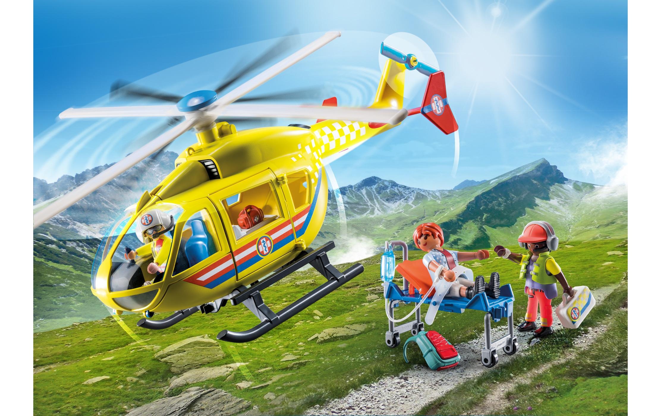 Playmobil® Spielbausteine »City Life Rettungshelikopter 71203«, (48 St.)