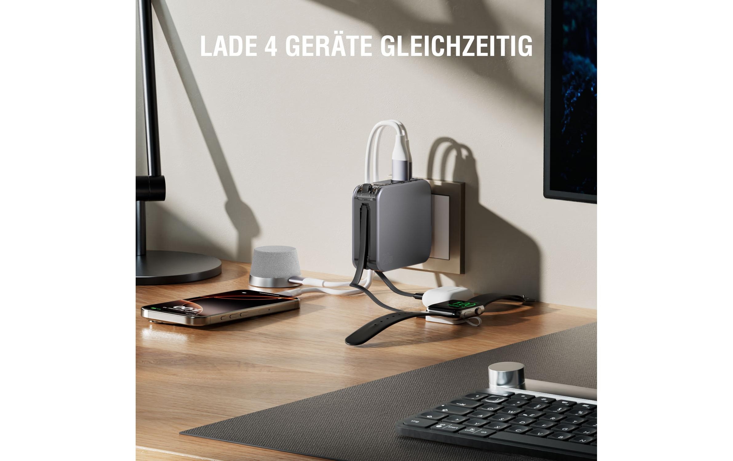4smarts Powerbank »3in1 Hybrid Charger Lucid 10000 mAh«