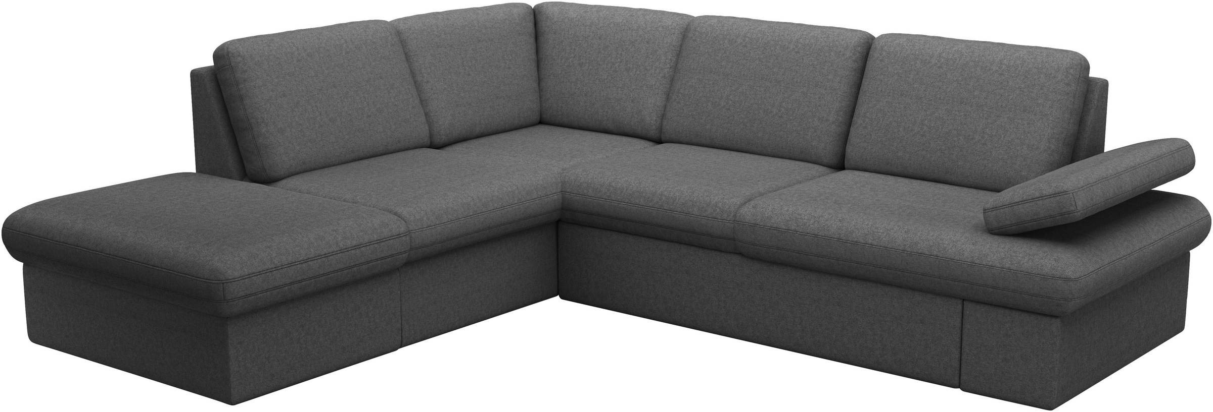 sit&more Ecksofa »Moreno«, mit Armteilverstellung,wahlweise mit Bettfunktion