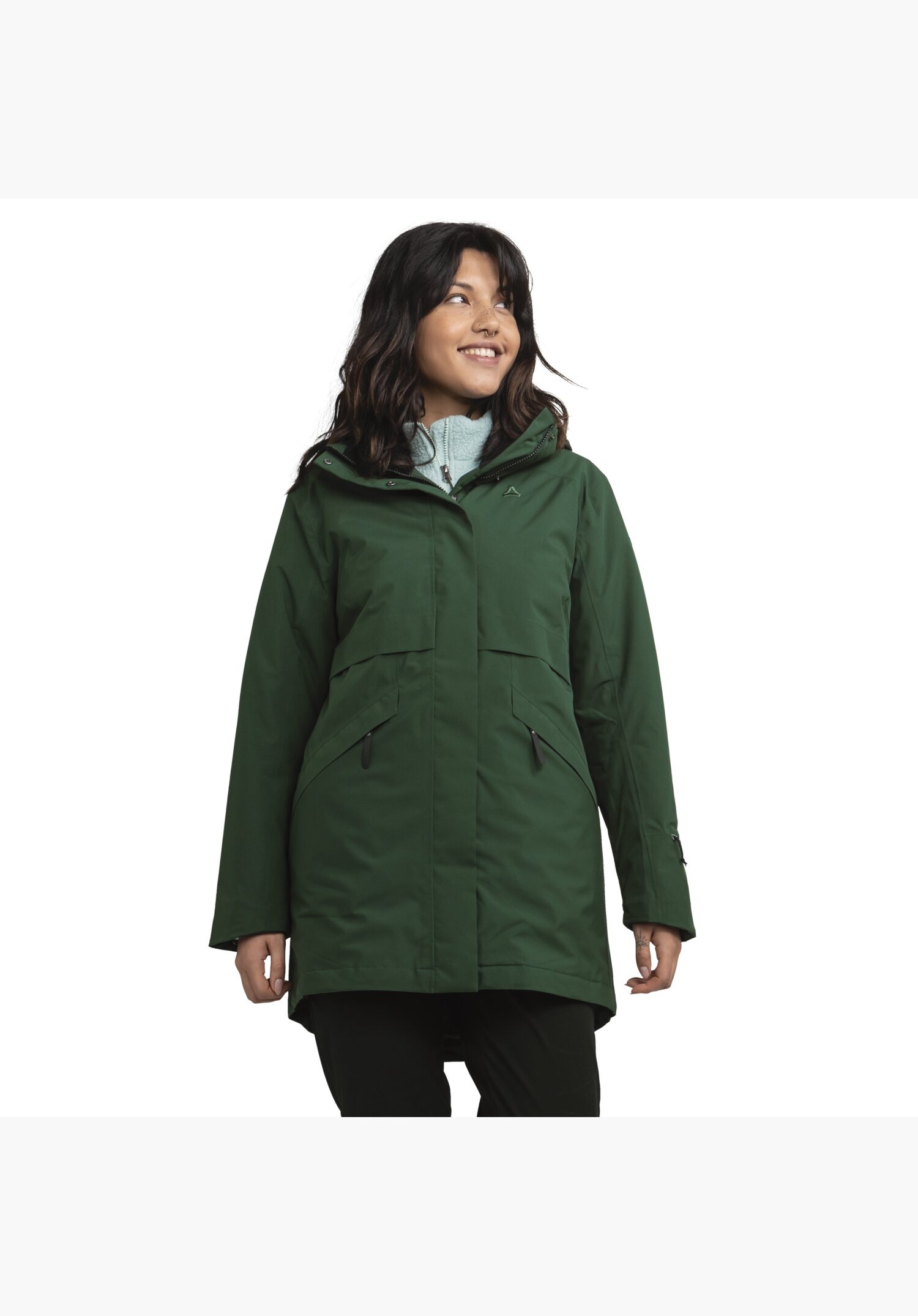 Schöffel Parka »Ins Parka Style Malkay WMS« mit Kapuze Wärmend, winddicht, wasserdicht, Übergangsjacke