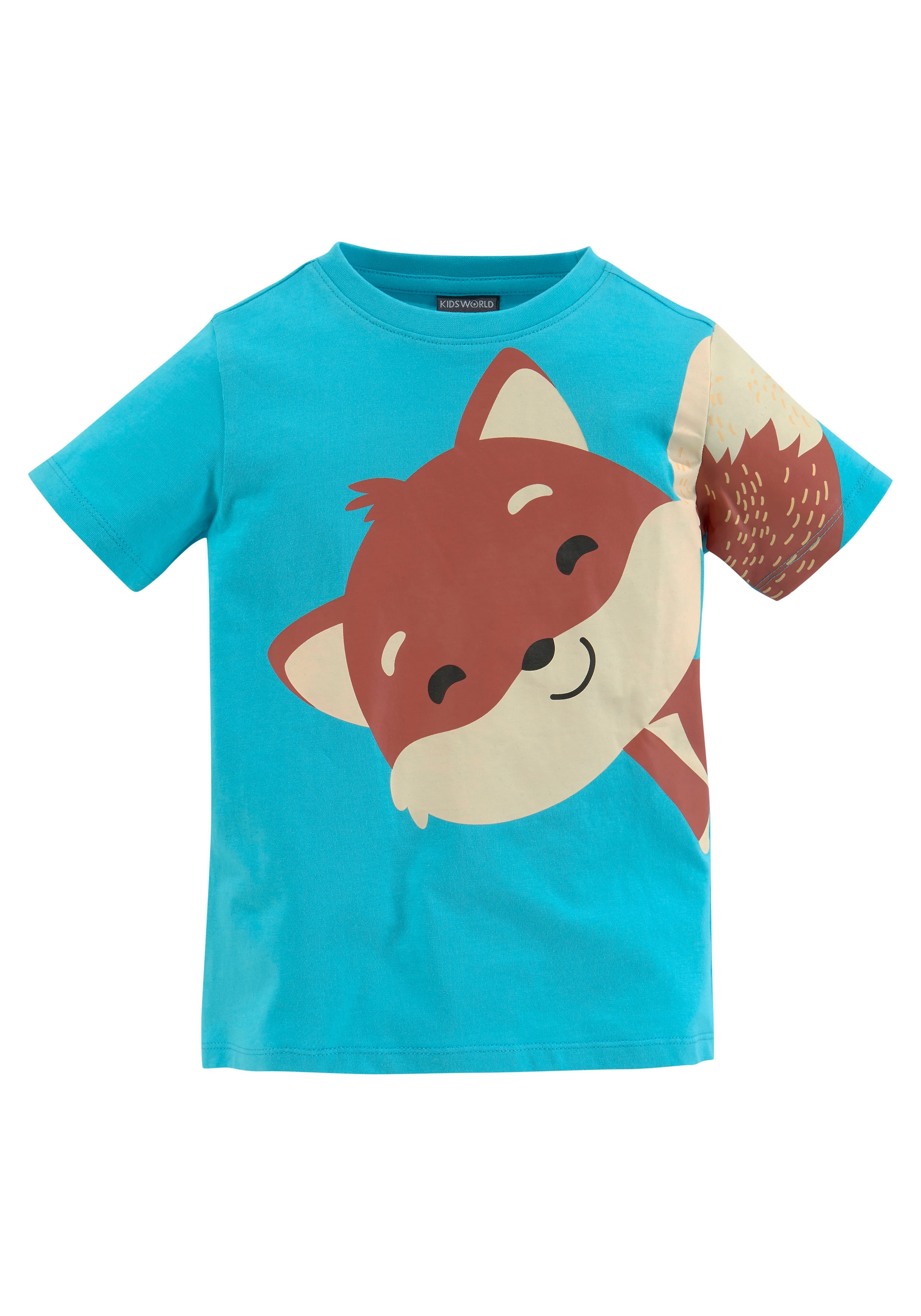 Hose tlg.), en 2 & Sweatbermudas & im Shirt Set (Spar-Set, T-SShirt »Fuchs«, ligne KIDSWORLD