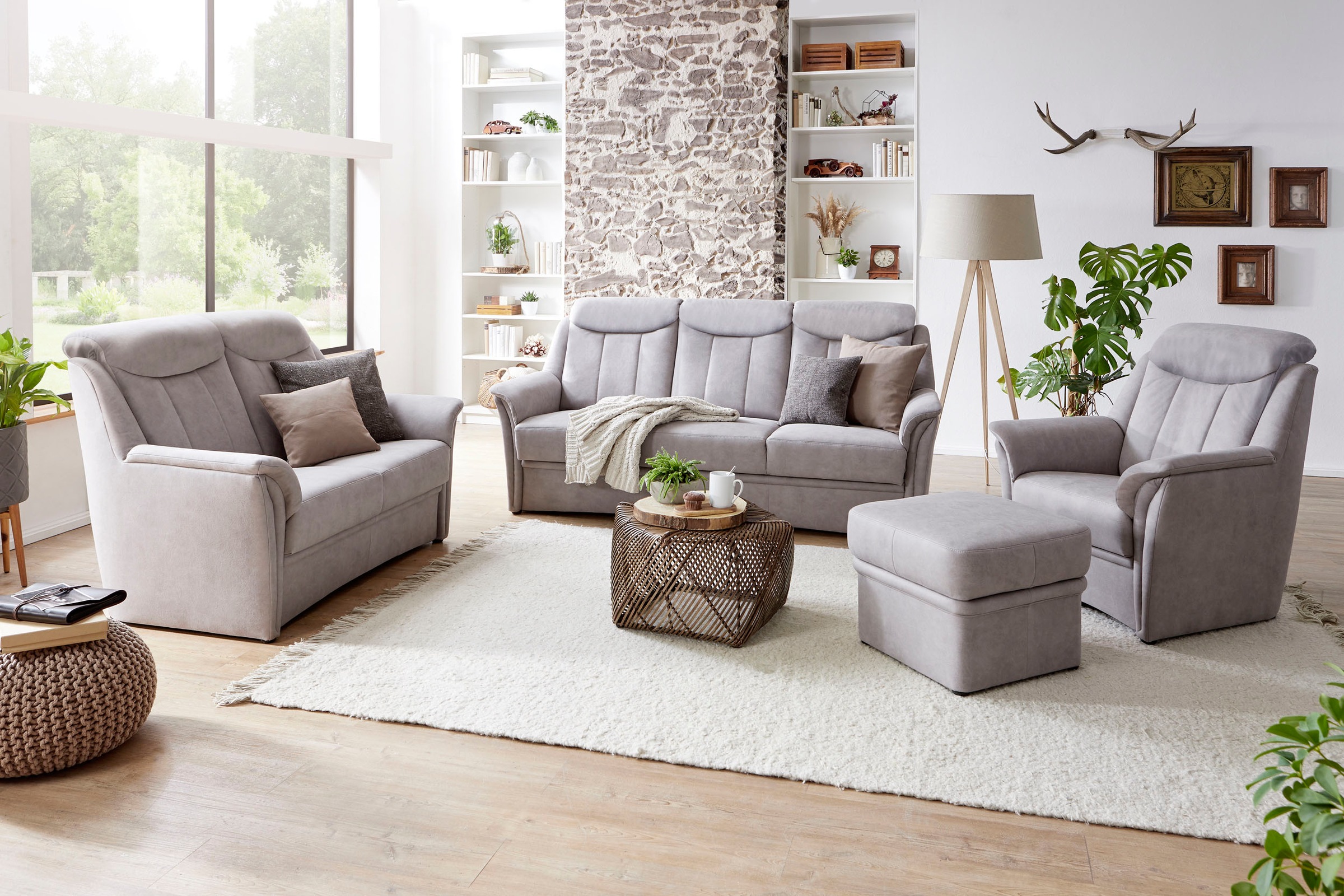VILLA BECK Hocker »Lugano«, (1 St.), mit aufklappbarer Sitzfläche, Sitzhöhe 49 cm